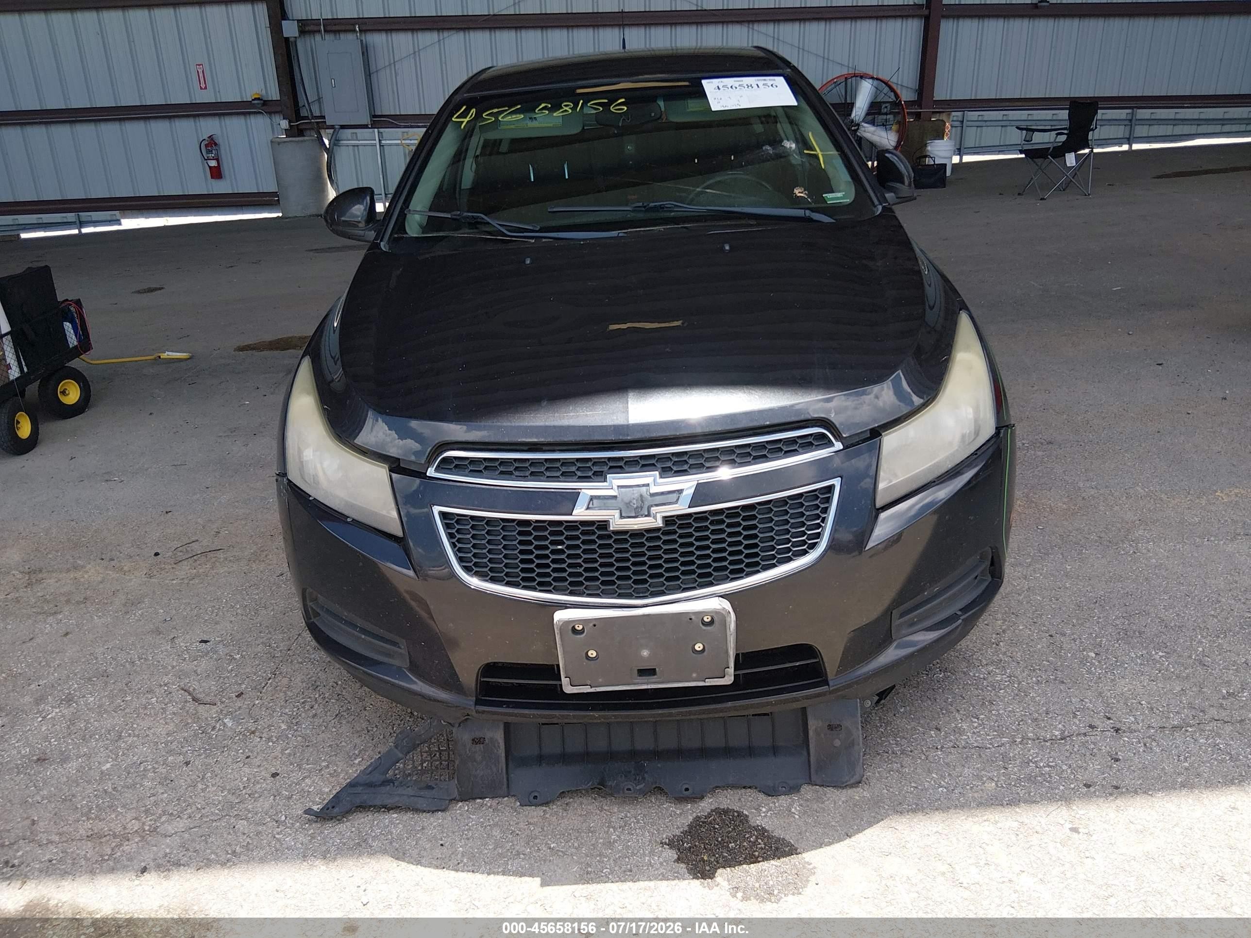 2014 Chevrolet Cruze 1lt Auto Black vin: 1G1PC5SB5E7411631
