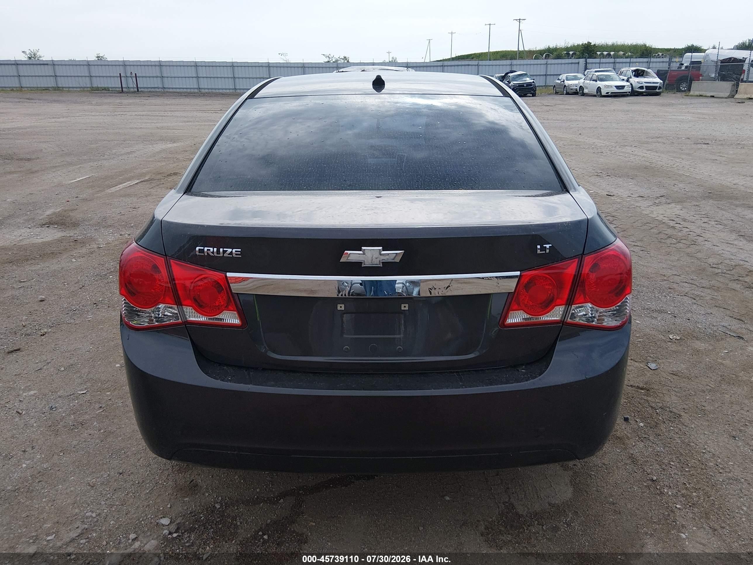 2014 Chevrolet Cruze 1lt Auto Black vin: 1G1PC5SB5E7430275