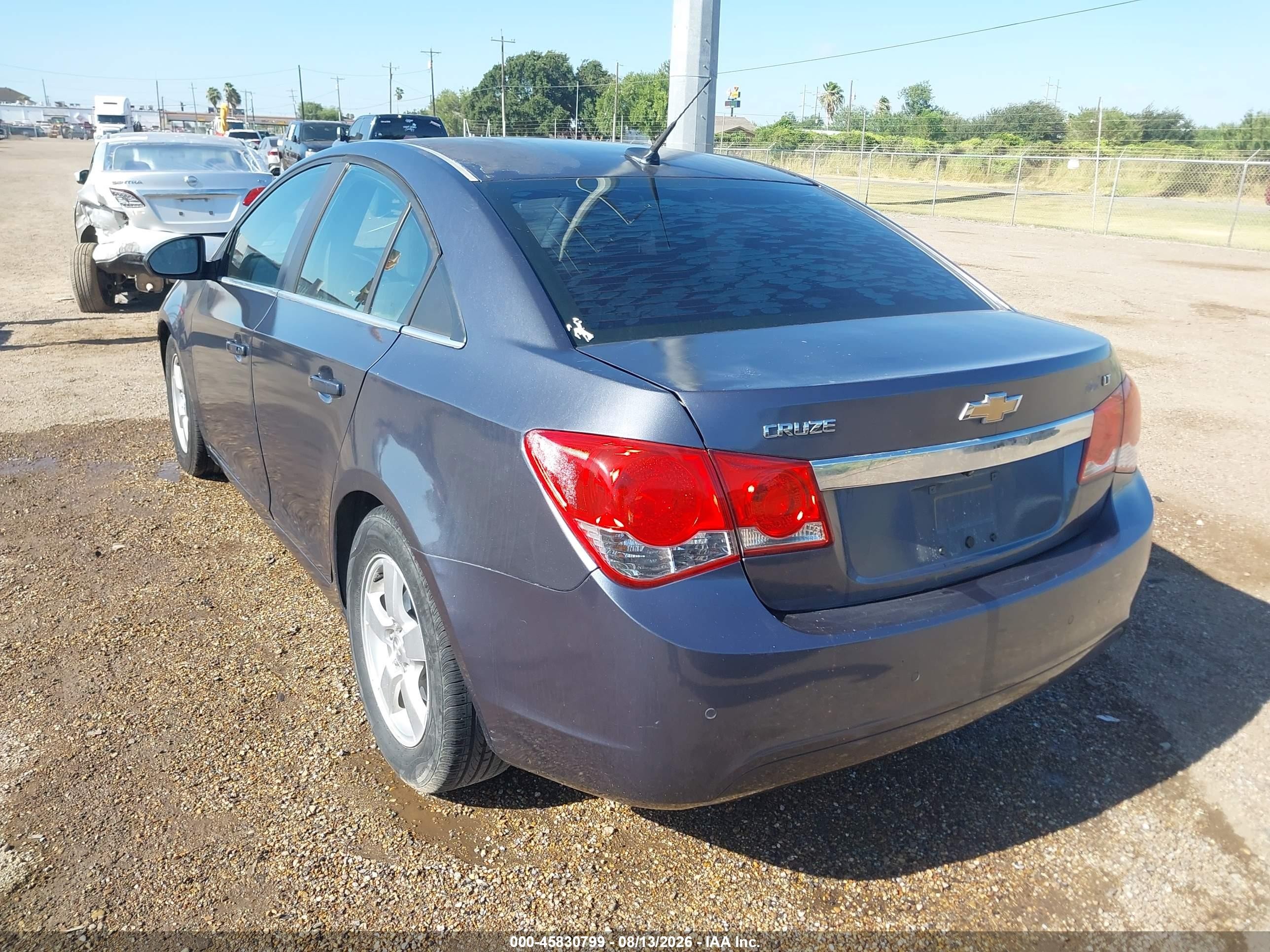 2014 Chevrolet Cruze 1lt Auto Blue vin: 1G1PC5SB5E7436397