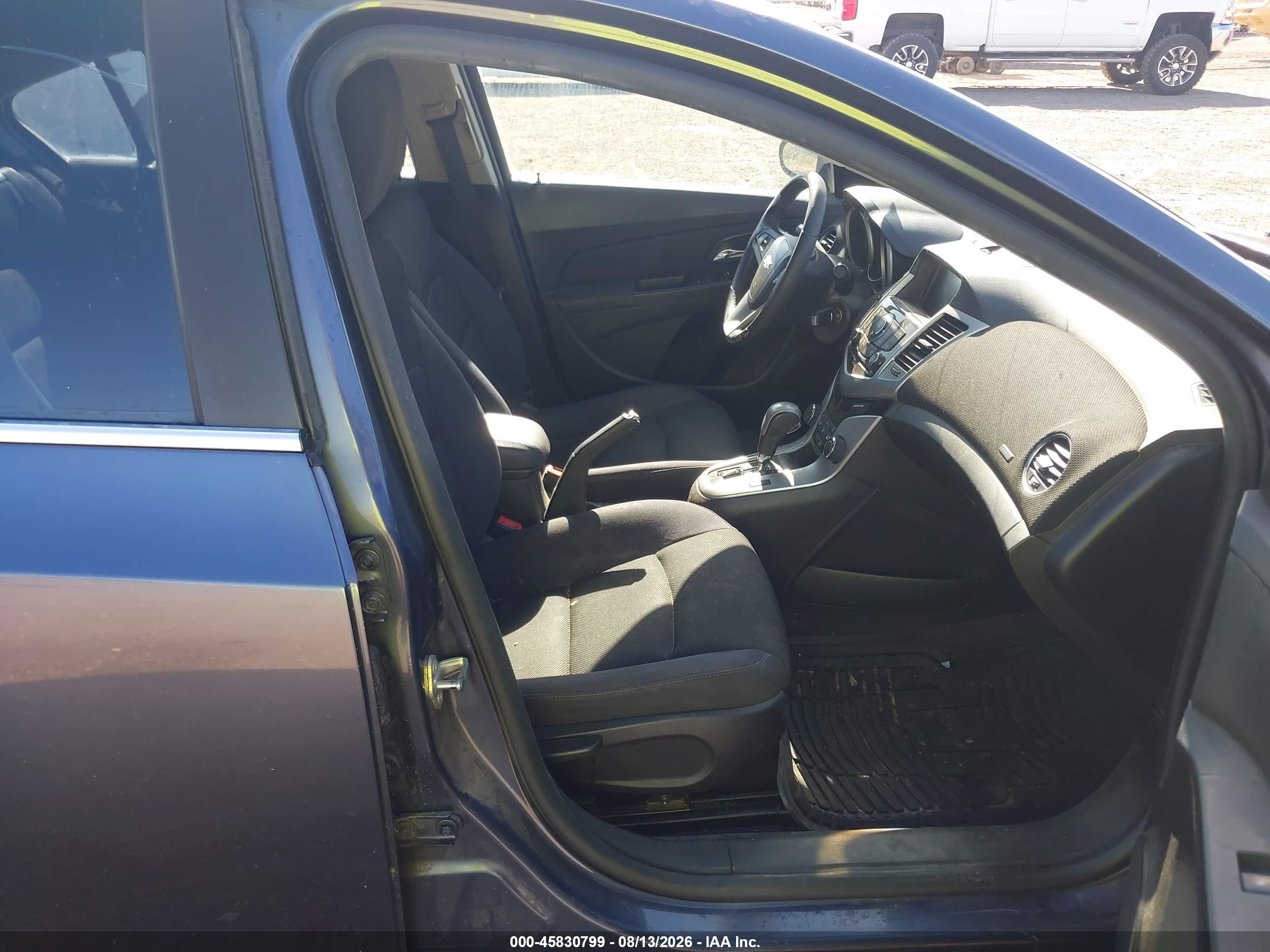 2014 Chevrolet Cruze 1lt Auto Blue vin: 1G1PC5SB5E7436397