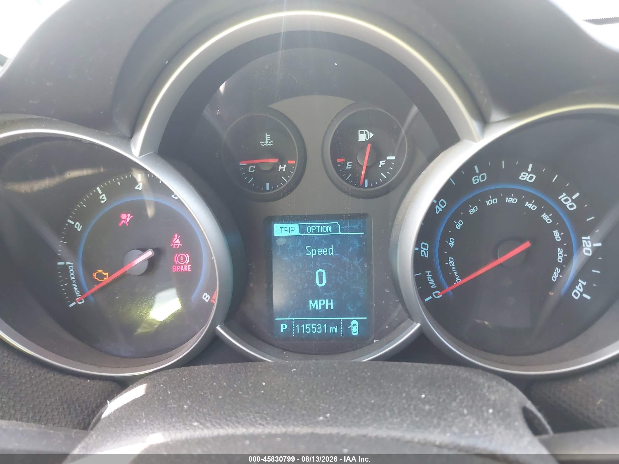 2014 Chevrolet Cruze 1lt Auto Blue vin: 1G1PC5SB5E7436397