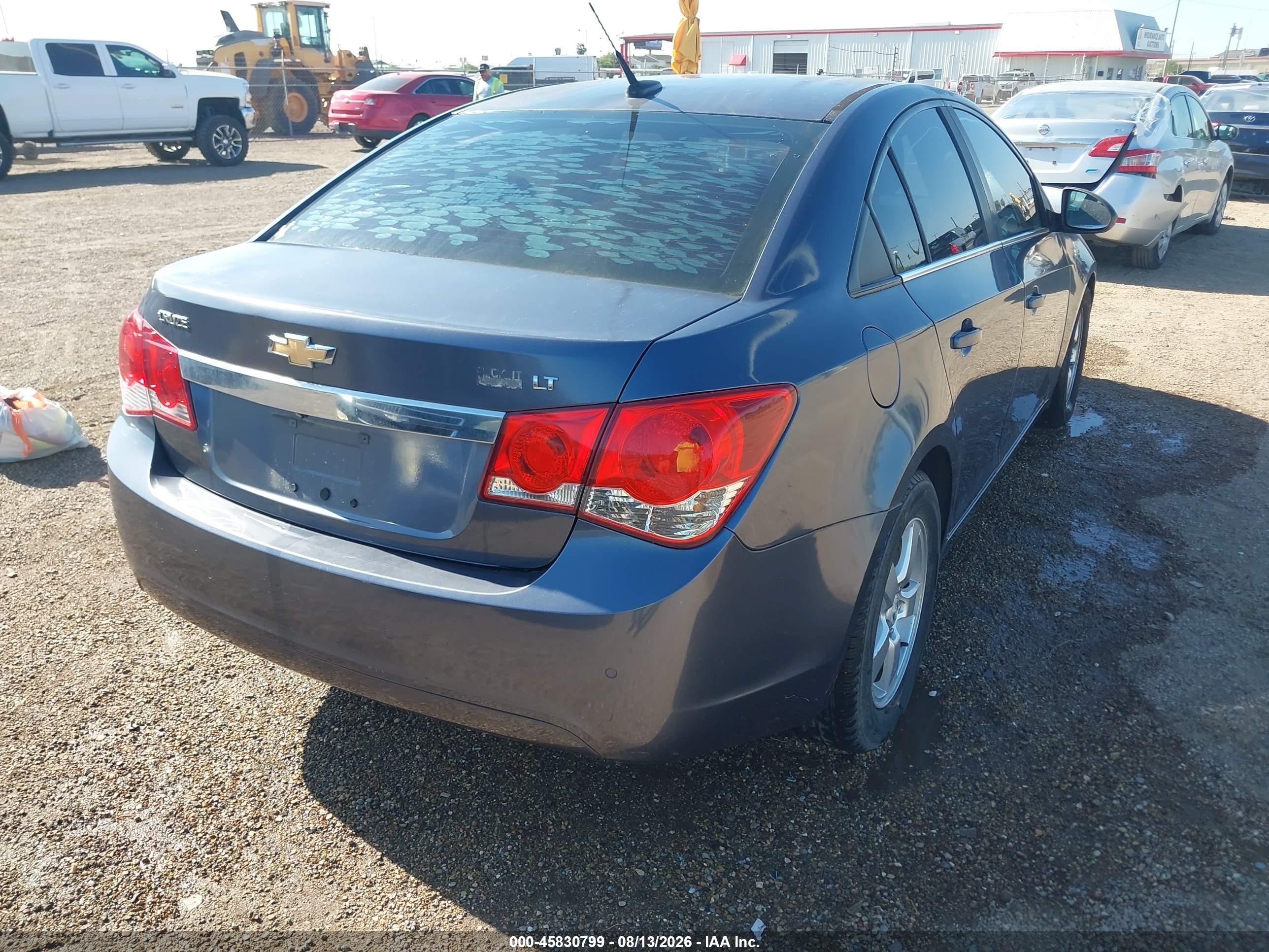 2014 Chevrolet Cruze 1lt Auto Blue vin: 1G1PC5SB5E7436397