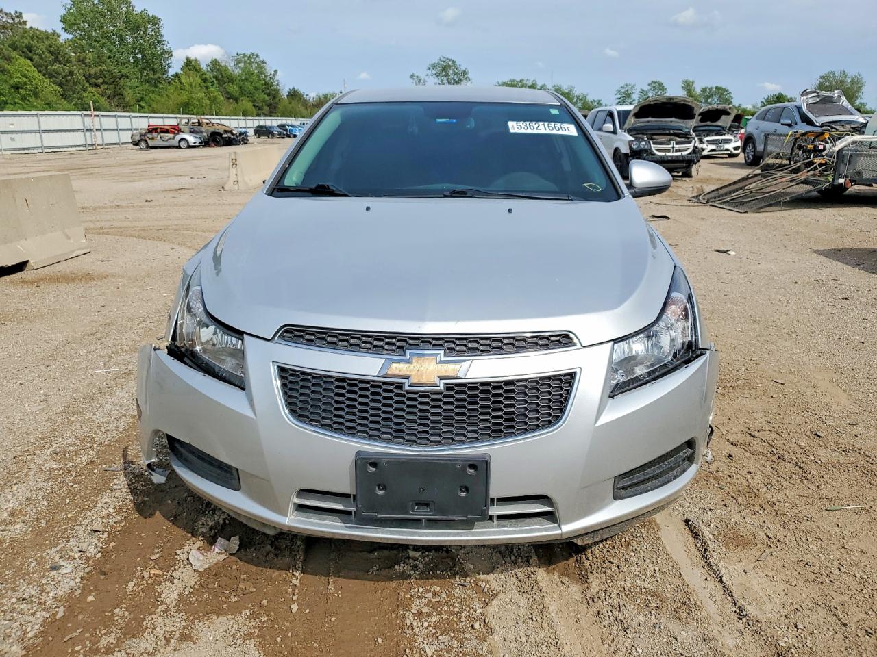 2014 Chevrolet Cruze Lt Silver vin: 1G1PC5SB5E7441079