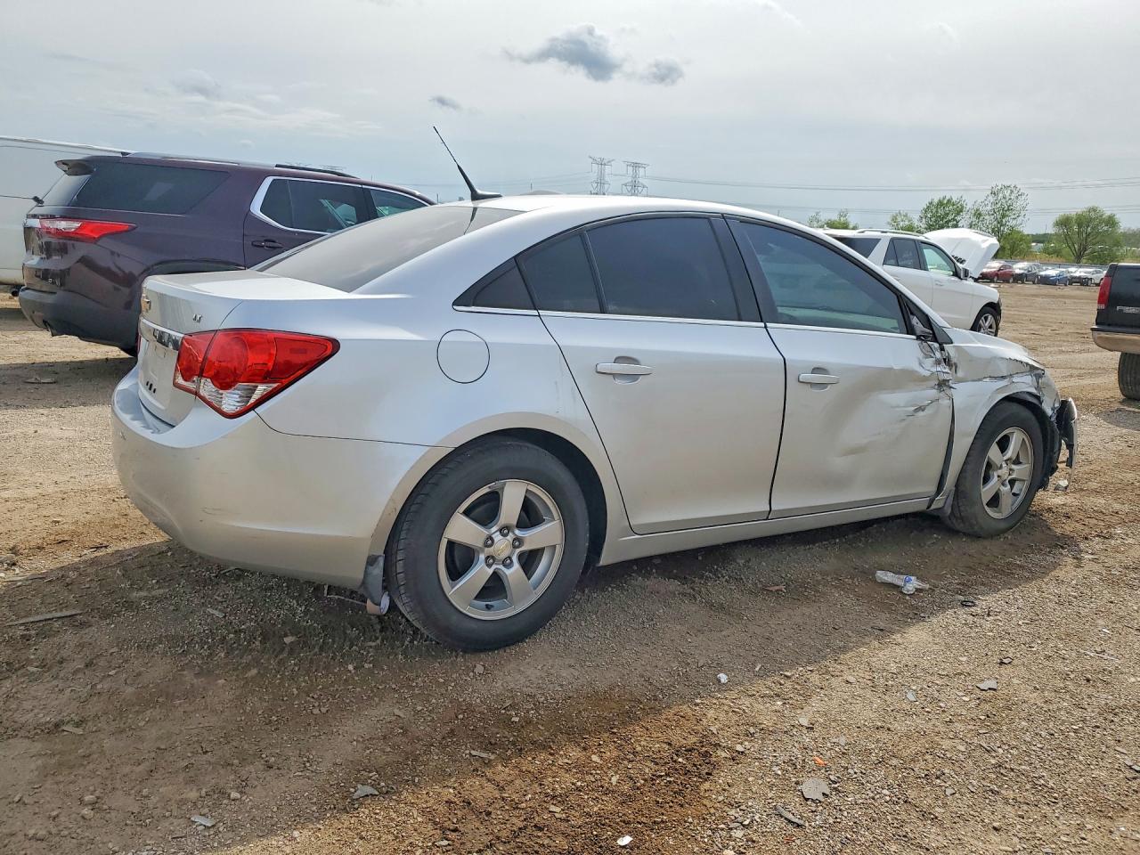2014 Chevrolet Cruze Lt Silver vin: 1G1PC5SB5E7441079