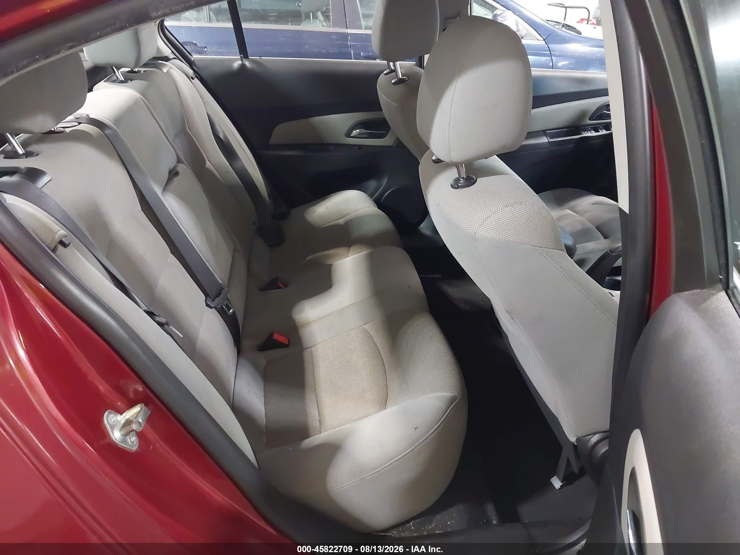 2014 Chevrolet Cruze 1lt Auto Red vin: 1G1PC5SB5E7450140