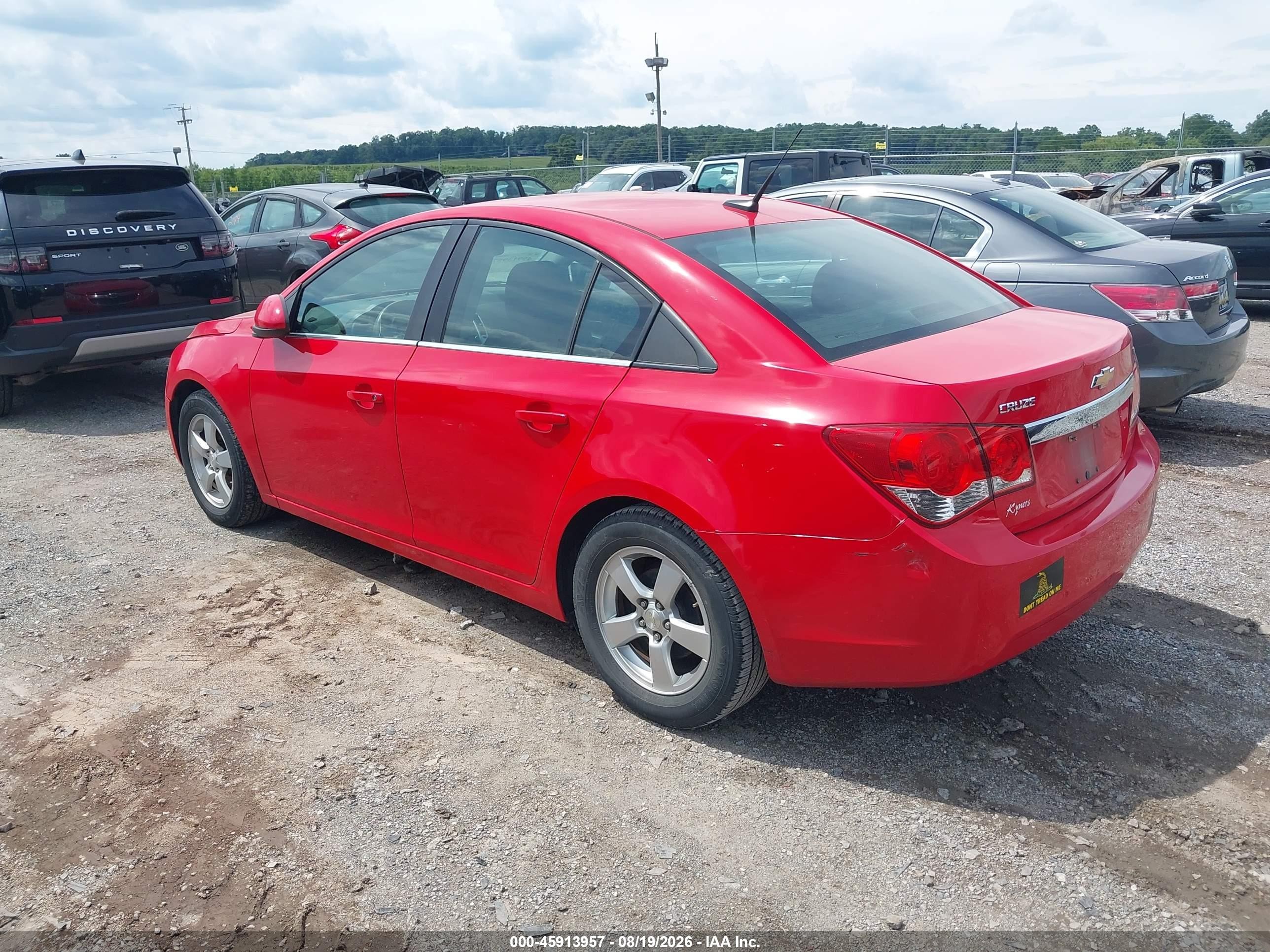 2014 Chevrolet Cruze 1lt Auto Красный vin: 1G1PC5SB5E7450252