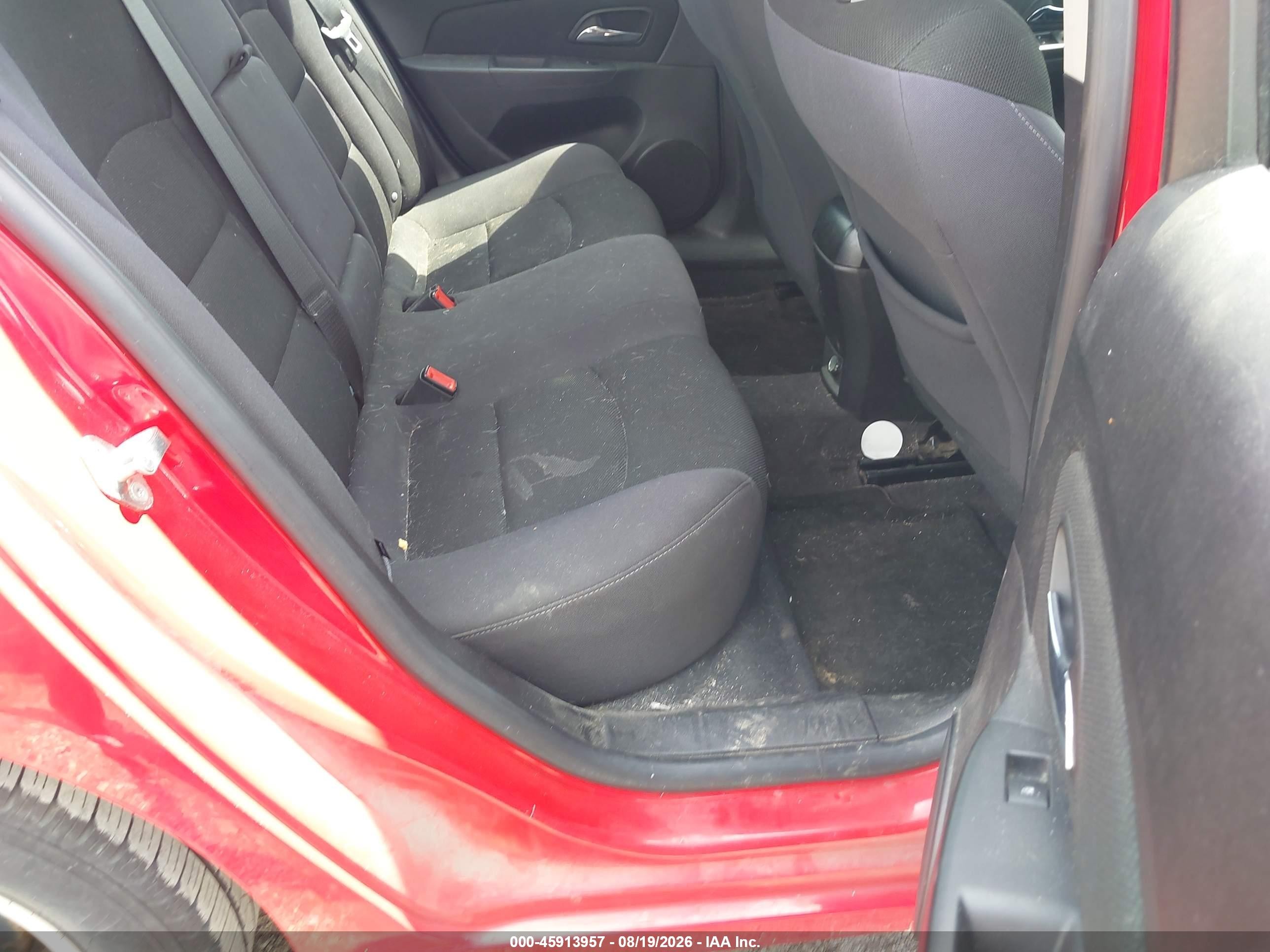2014 Chevrolet Cruze 1lt Auto Красный vin: 1G1PC5SB5E7450252