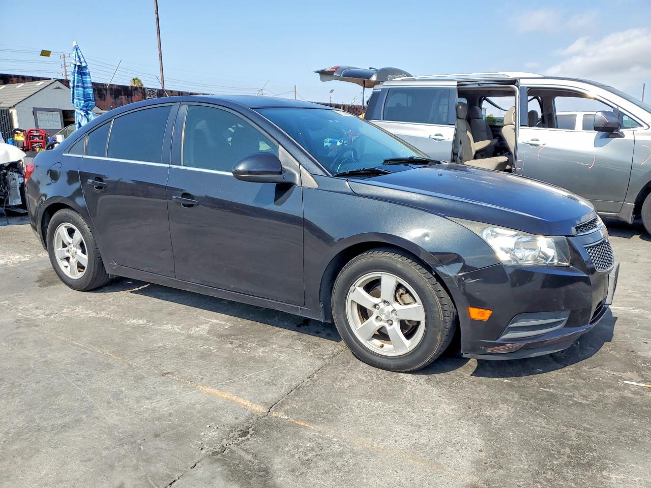 2014 Chevrolet Cruze Lt Черный vin: 1G1PC5SB5E7450574