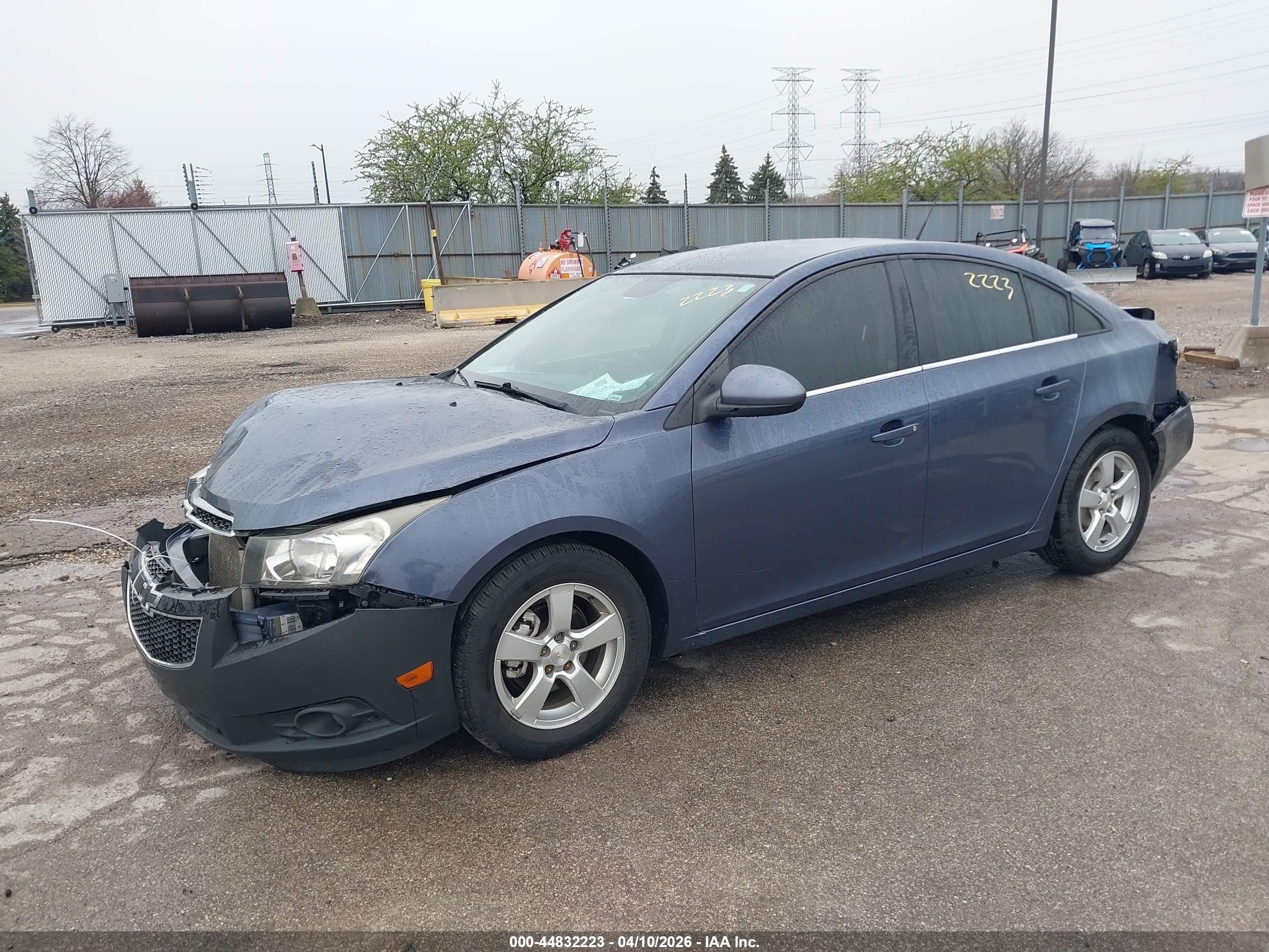 2014 Chevrolet Cruze 1lt Auto Gray vin: 1G1PC5SB5E7453023