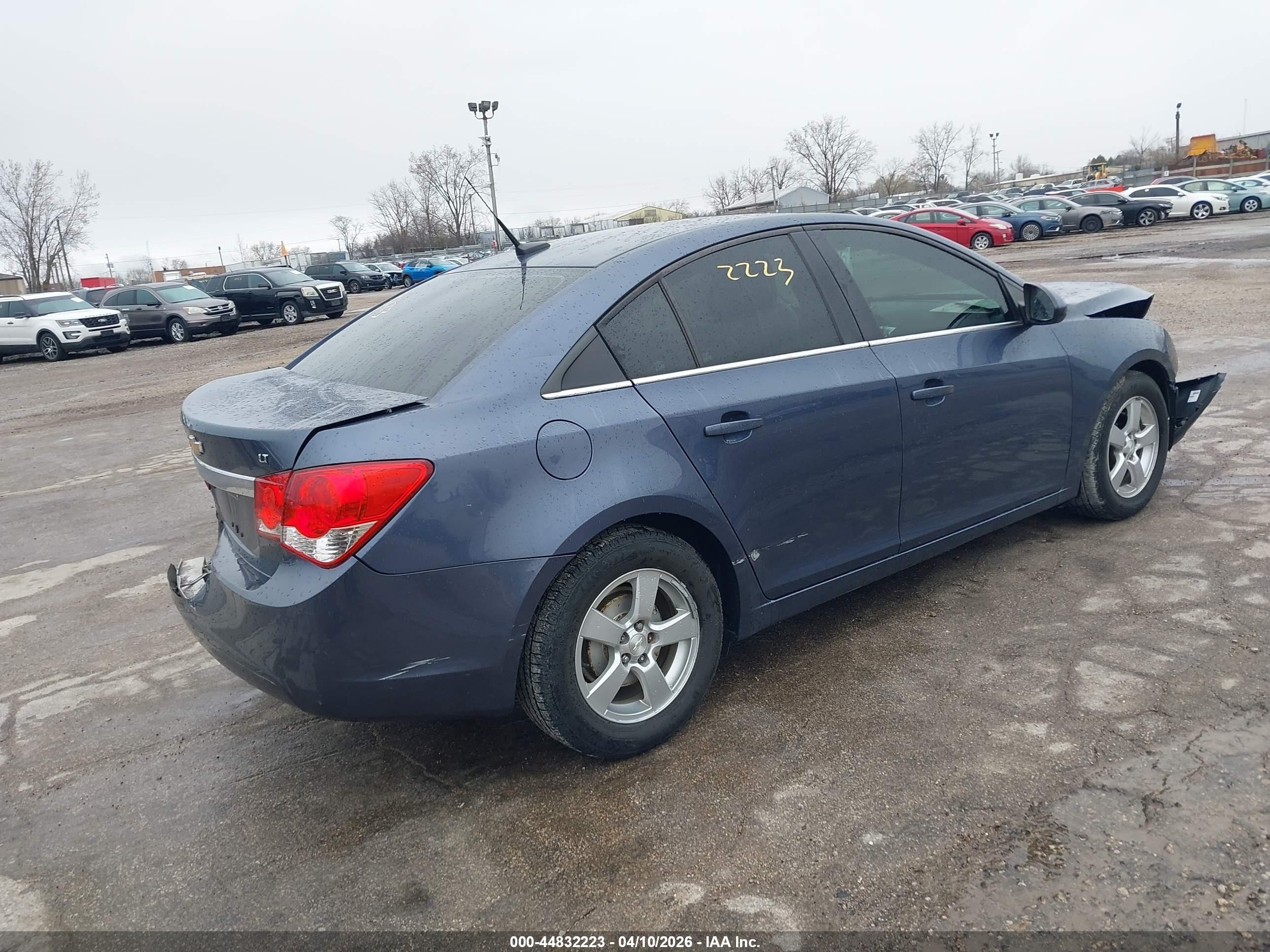 2014 Chevrolet Cruze 1lt Auto Gray vin: 1G1PC5SB5E7453023