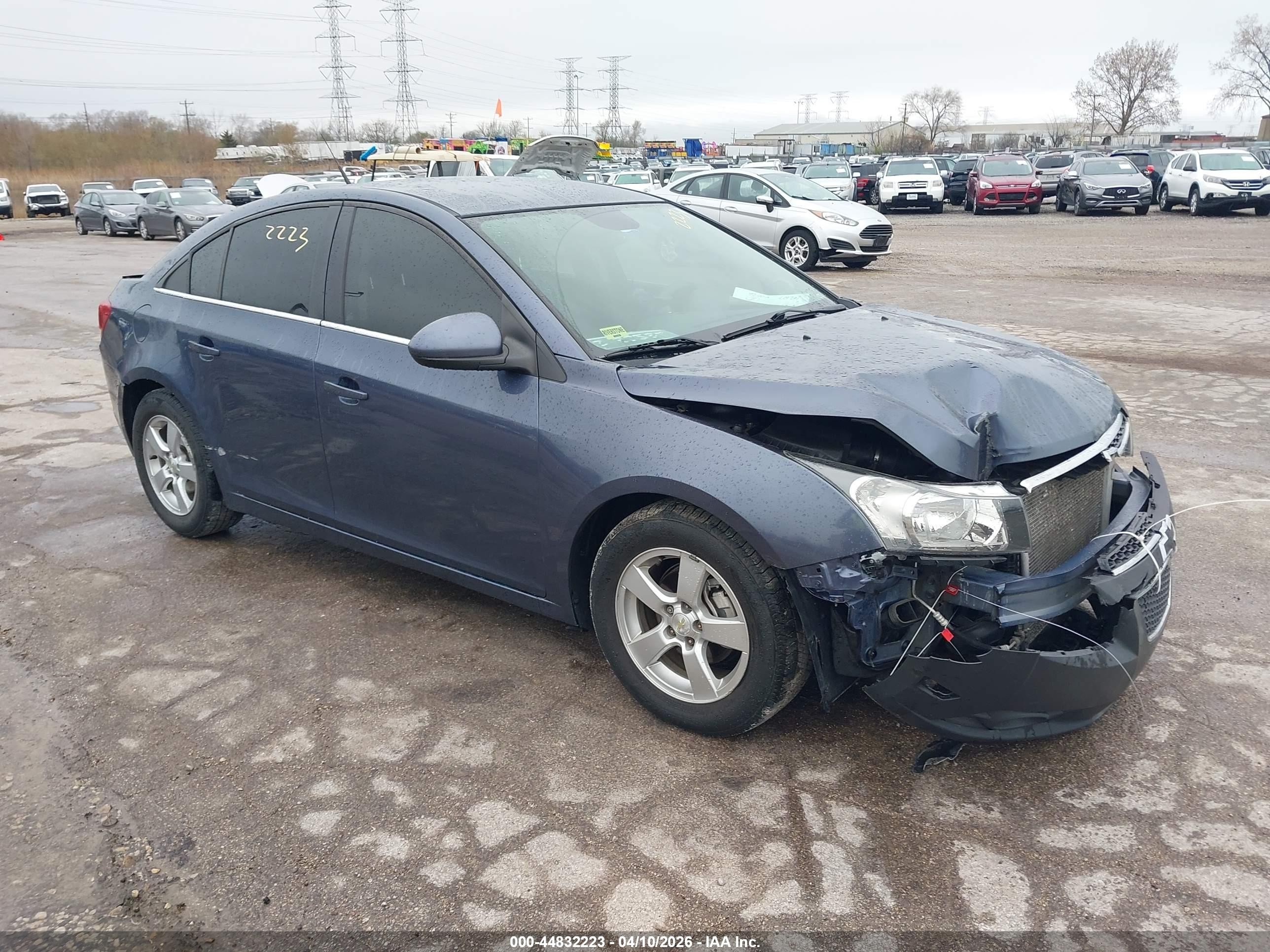 2014 Chevrolet Cruze 1lt Auto Gray vin: 1G1PC5SB5E7453023