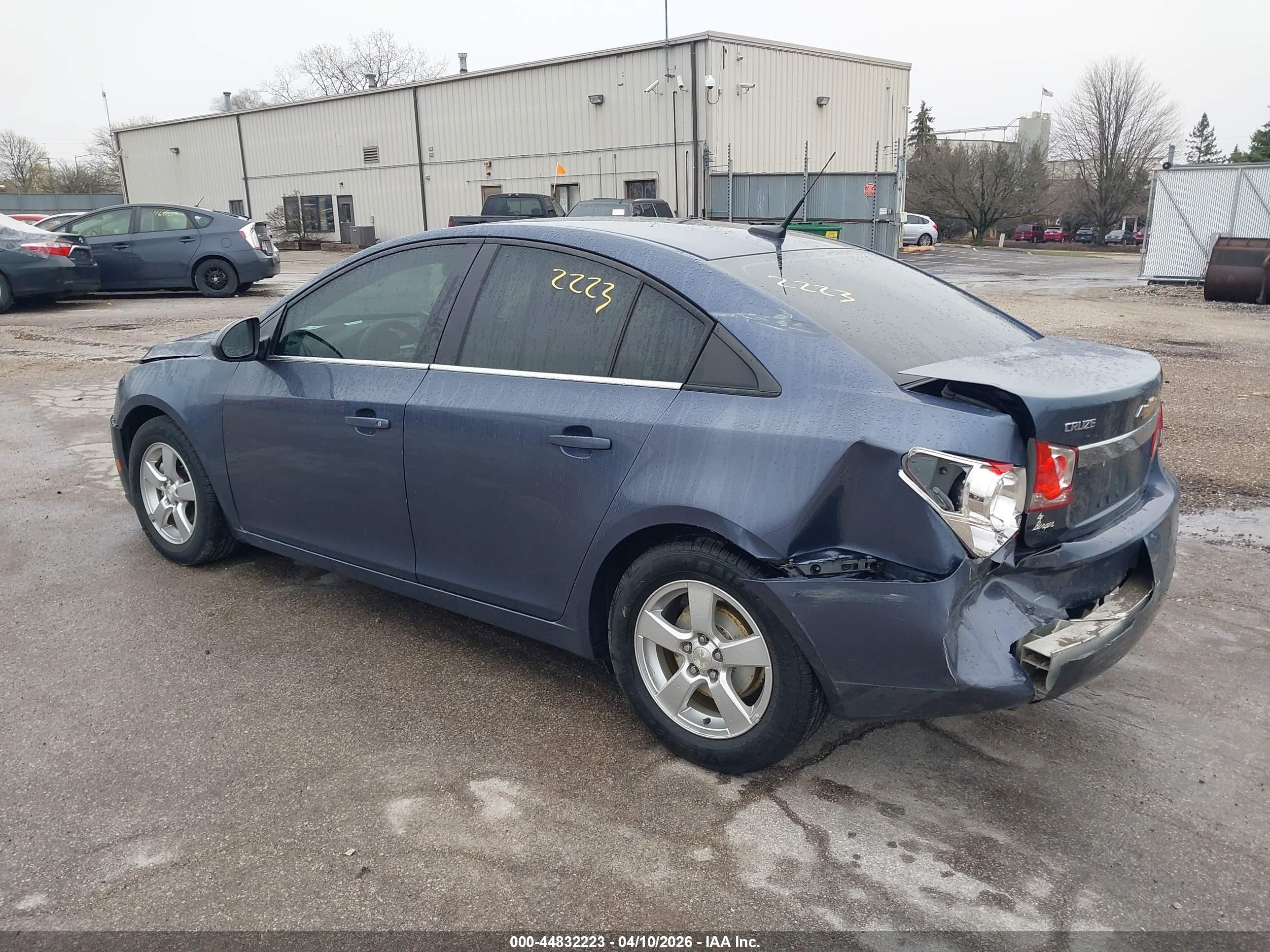 2014 Chevrolet Cruze 1lt Auto Gray vin: 1G1PC5SB5E7453023