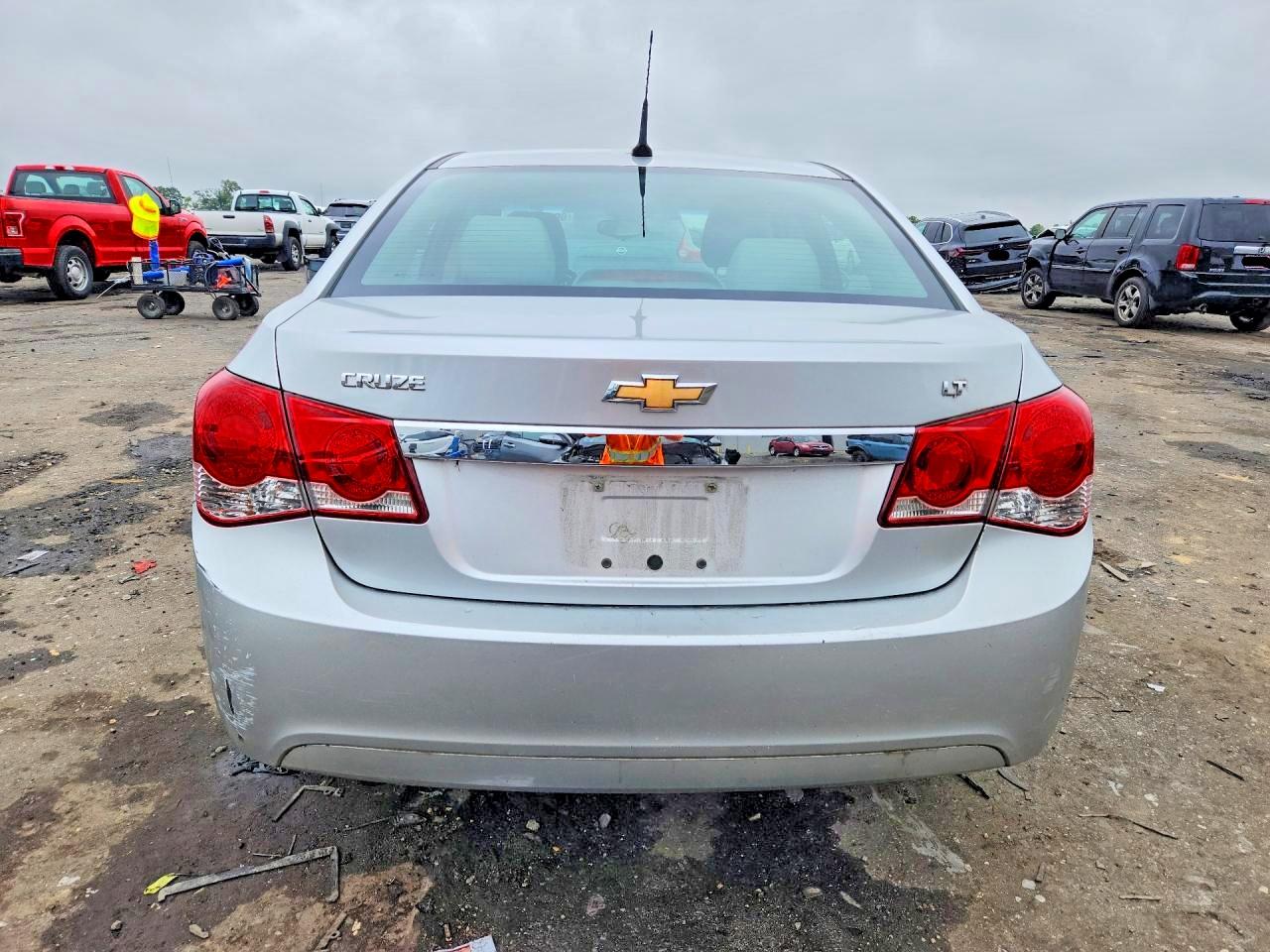 2014 Chevrolet Cruze Lt Silver vin: 1G1PC5SB5E7465527