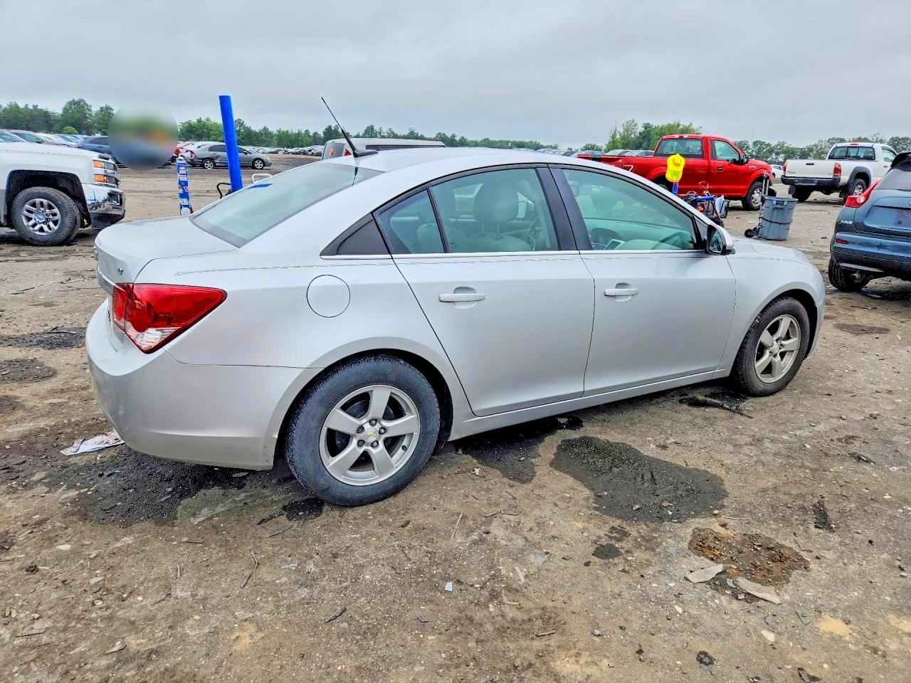2014 Chevrolet Cruze Lt Silver vin: 1G1PC5SB5E7465527