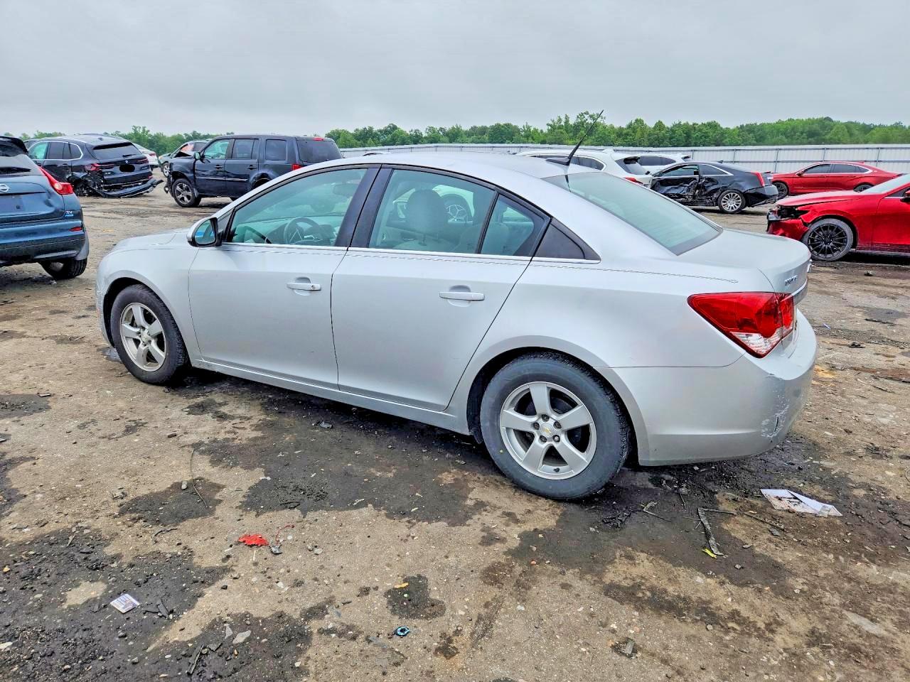 2014 Chevrolet Cruze Lt Silver vin: 1G1PC5SB5E7465527