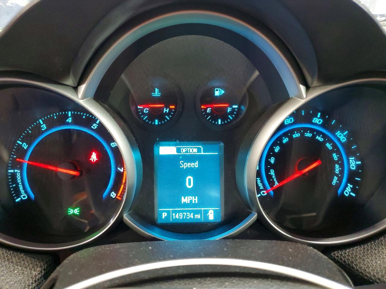 2015 Chevrolet Cruze Lt Blue vin: 1G1PC5SB5F7103750