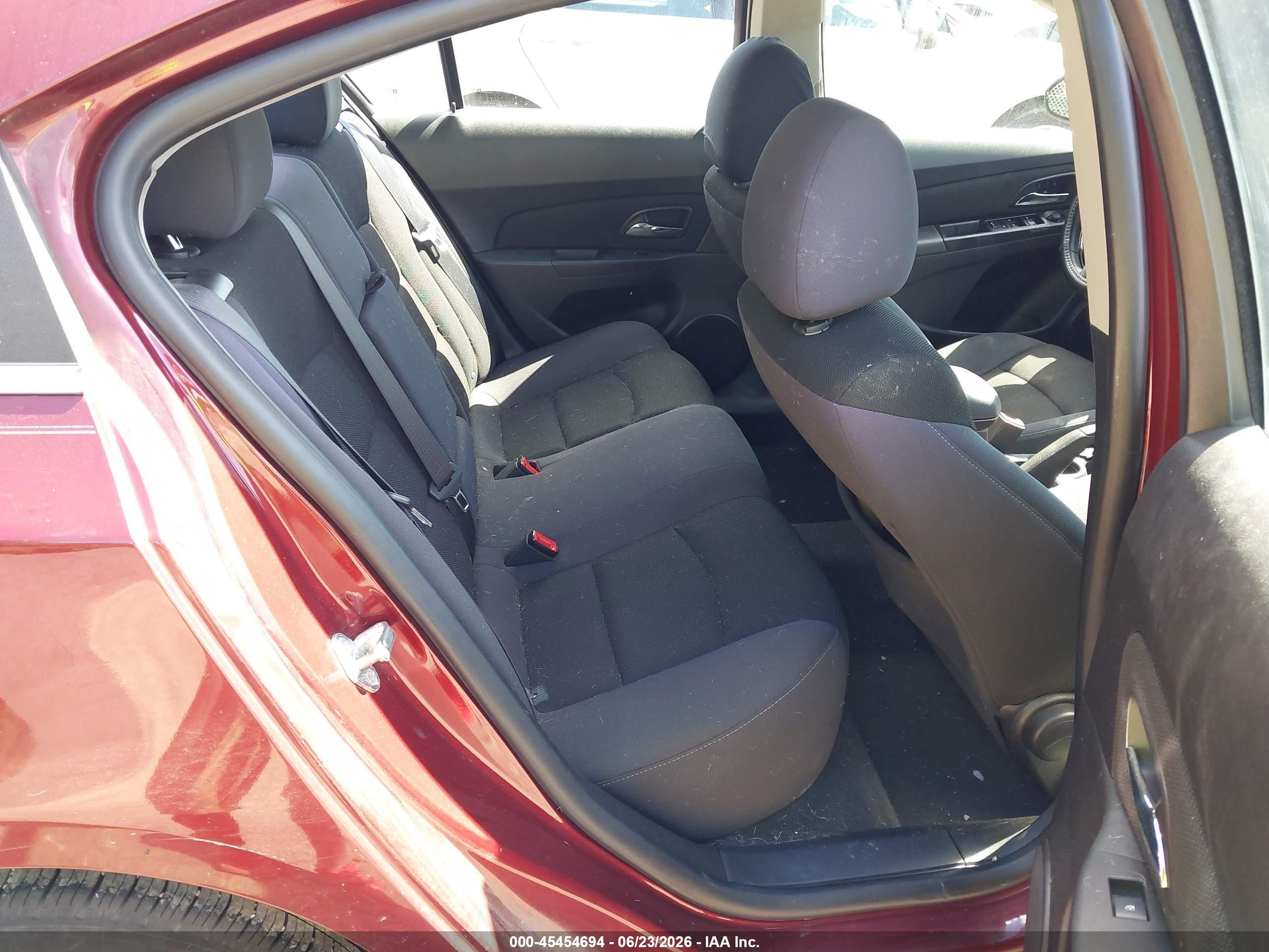 2015 Chevrolet Cruze 1lt Auto Red vin: 1G1PC5SB5F7124632