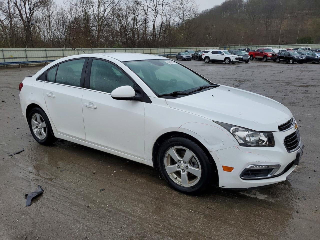 2015 Chevrolet Cruze Lt White vin: 1G1PC5SB5F7136960