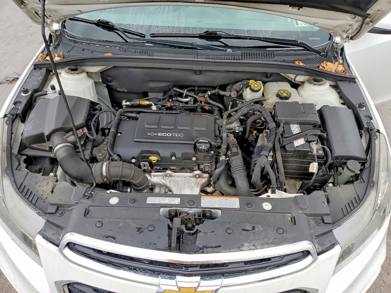 2015 Chevrolet Cruze Lt White vin: 1G1PC5SB5F7136960