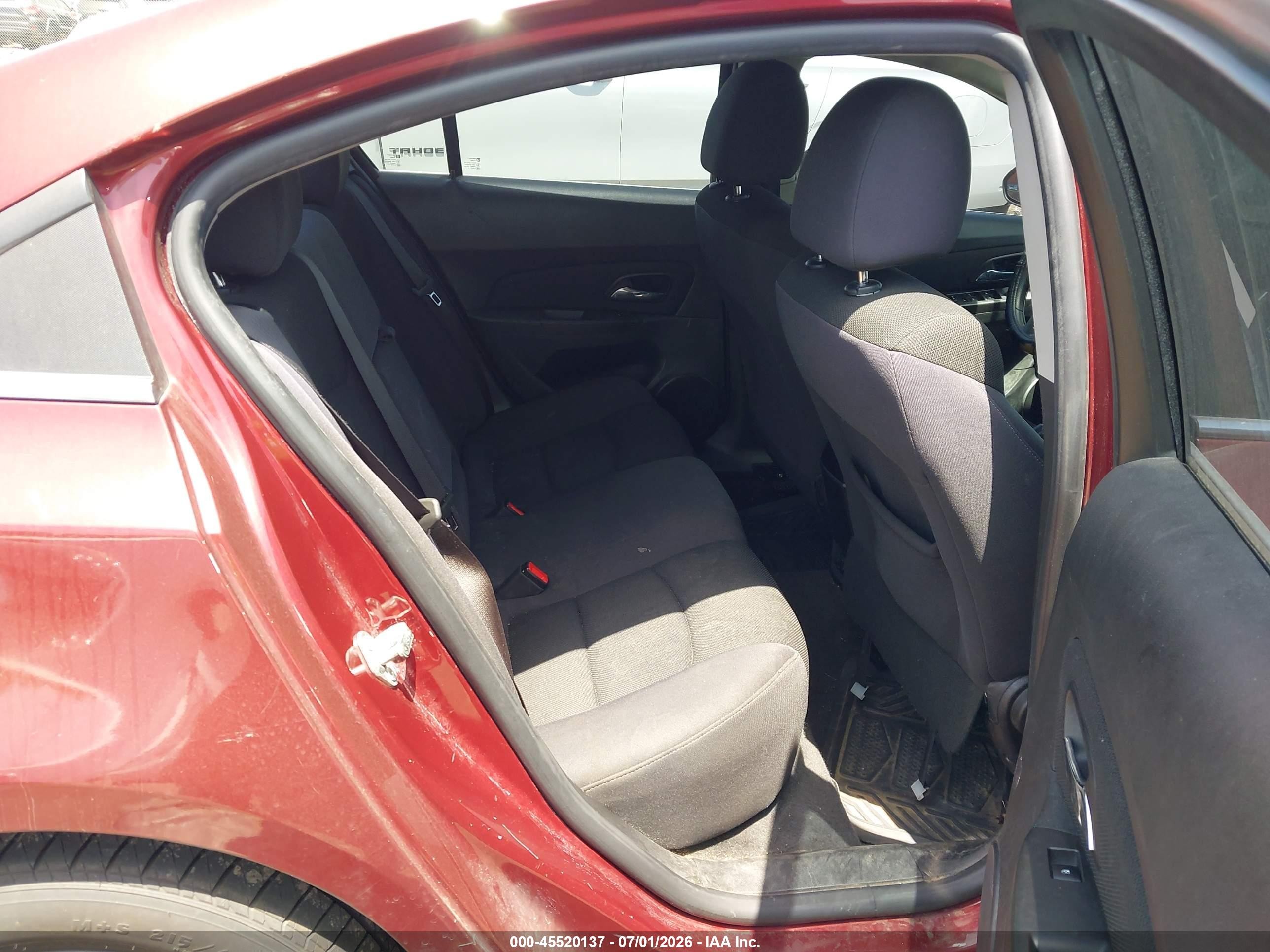 2015 Chevrolet Cruze 1lt Auto Maroon vin: 1G1PC5SB5F7137591