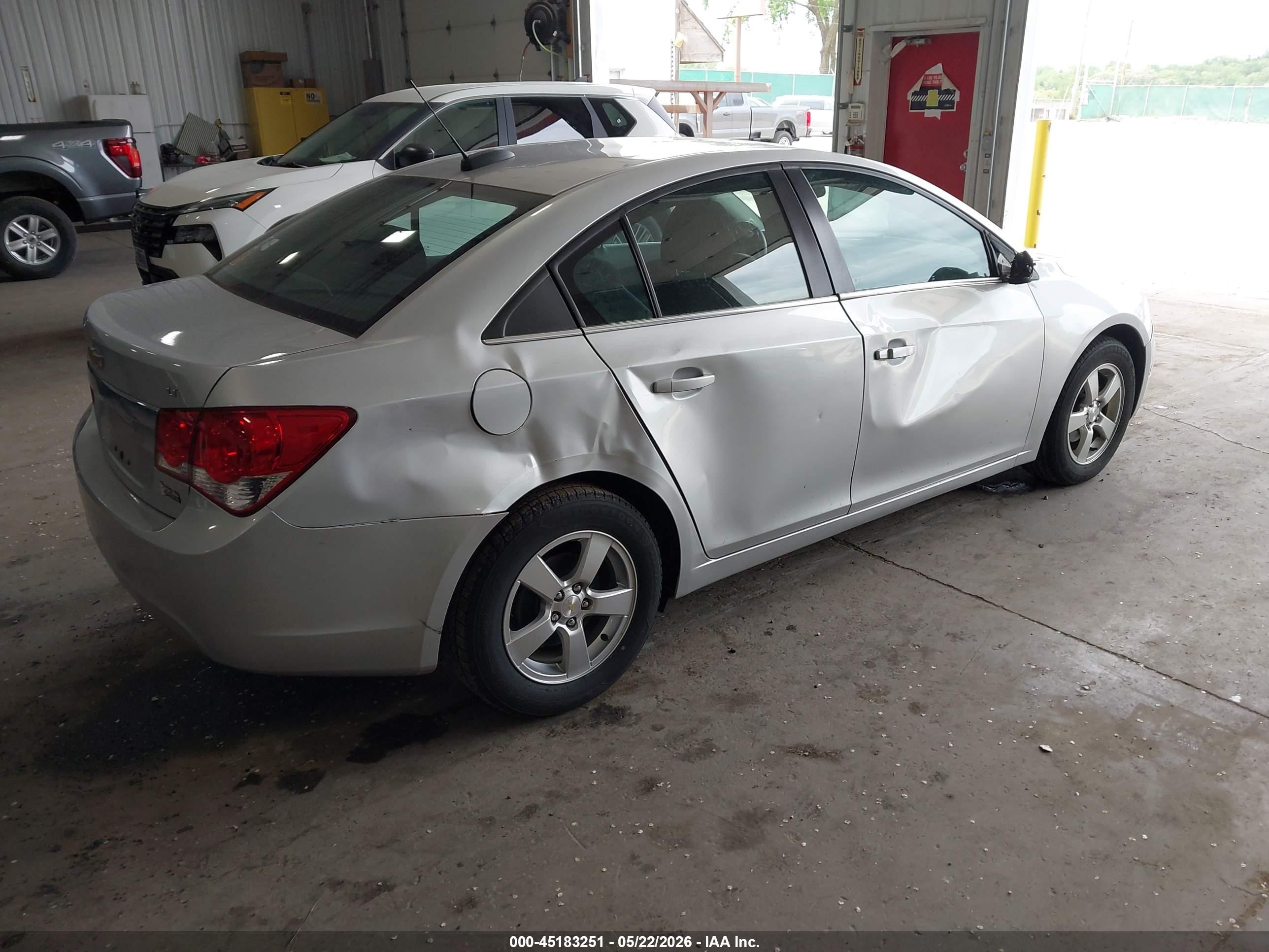 2015 Chevrolet Cruze 1lt Auto Silver vin: 1G1PC5SB5F7145741
