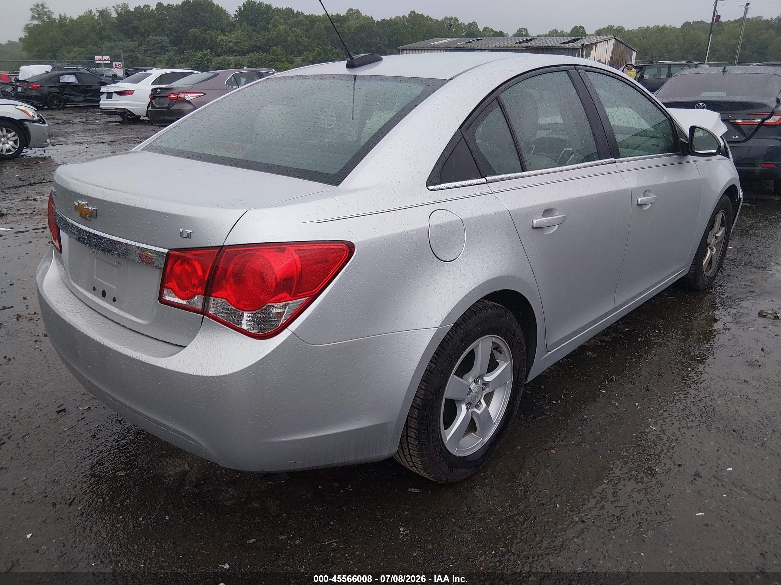 2015 Chevrolet Cruze 1lt Auto Серебряный vin: 1G1PC5SB5F7145934