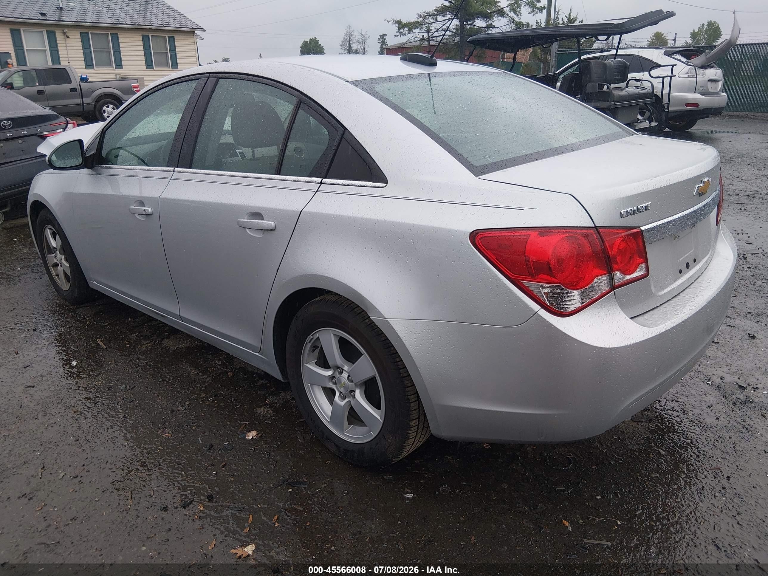 2015 Chevrolet Cruze 1lt Auto Серебряный vin: 1G1PC5SB5F7145934