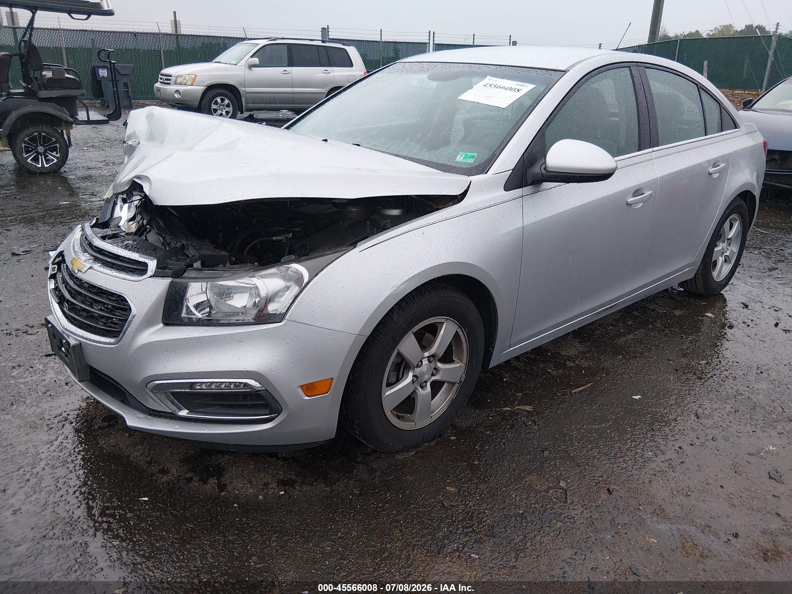 2015 Chevrolet Cruze 1lt Auto Серебряный vin: 1G1PC5SB5F7145934