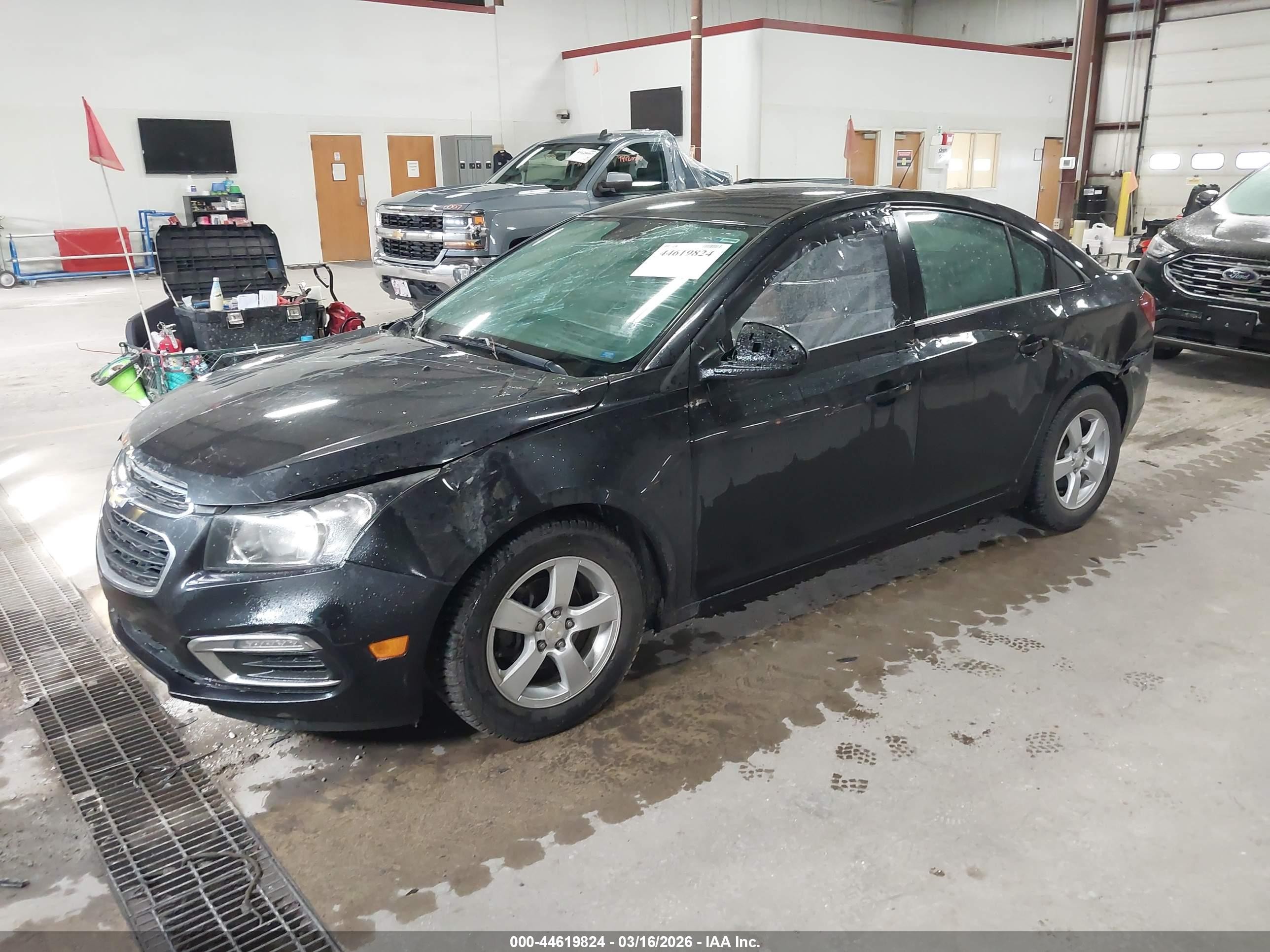 2015 Chevrolet Cruze 1lt Auto Black vin: 1G1PC5SB5F7153290