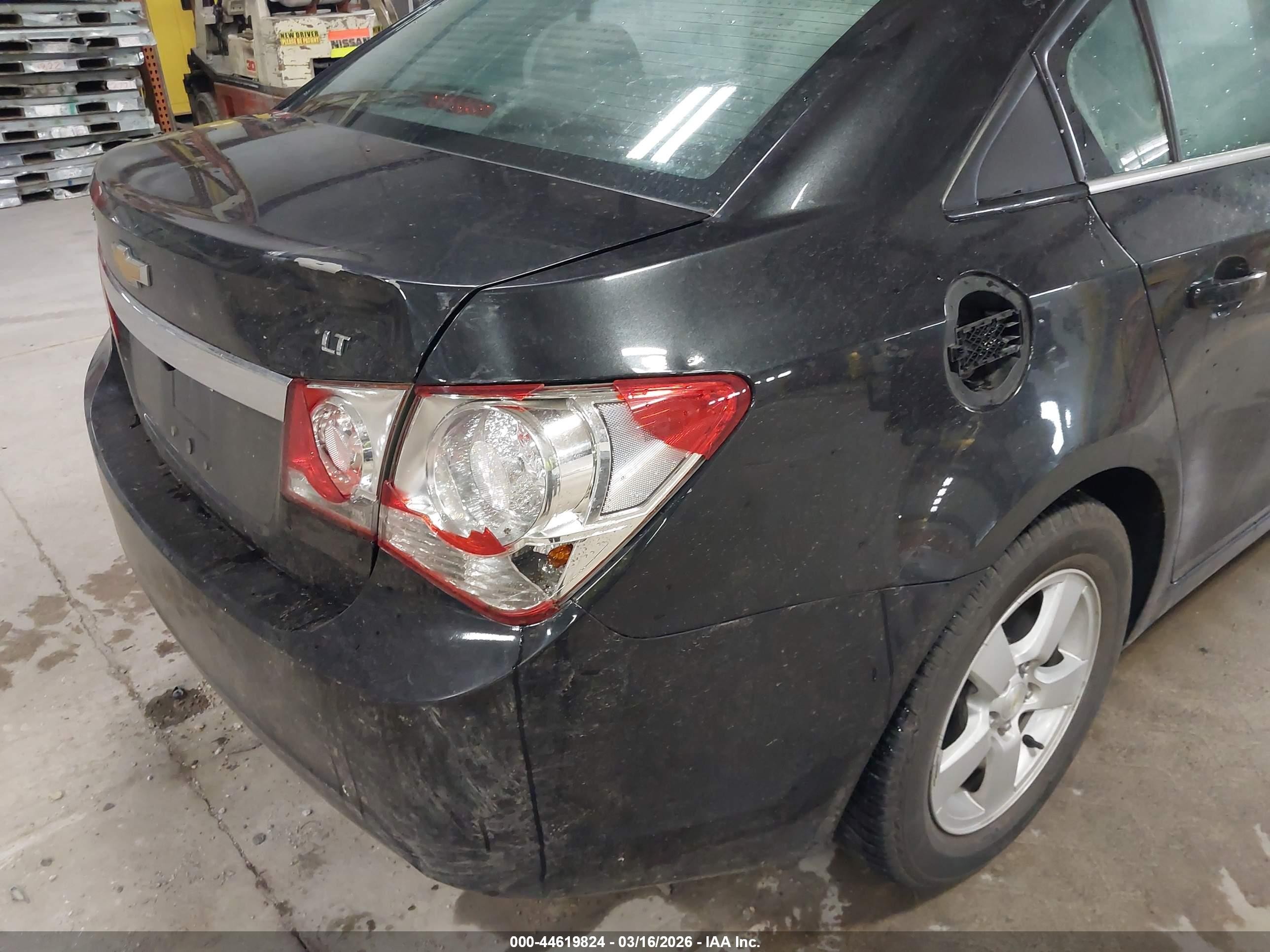 2015 Chevrolet Cruze 1lt Auto Black vin: 1G1PC5SB5F7153290