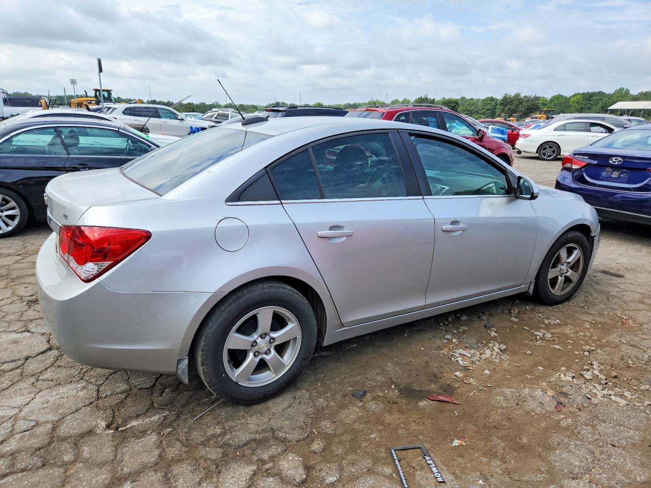 2015 Chevrolet Cruze Lt Silver vin: 1G1PC5SB5F7204125