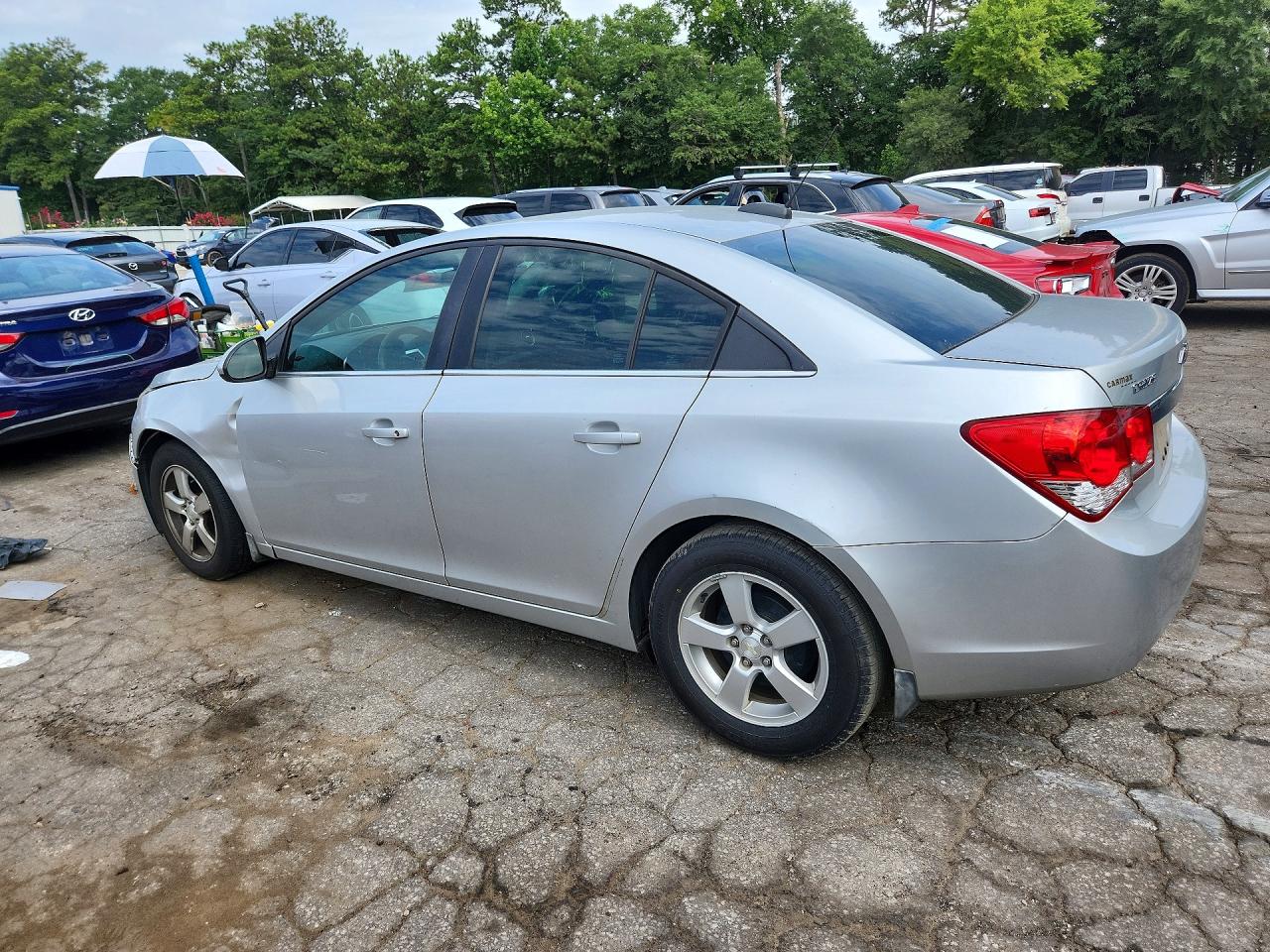 2015 Chevrolet Cruze Lt Silver vin: 1G1PC5SB5F7204125