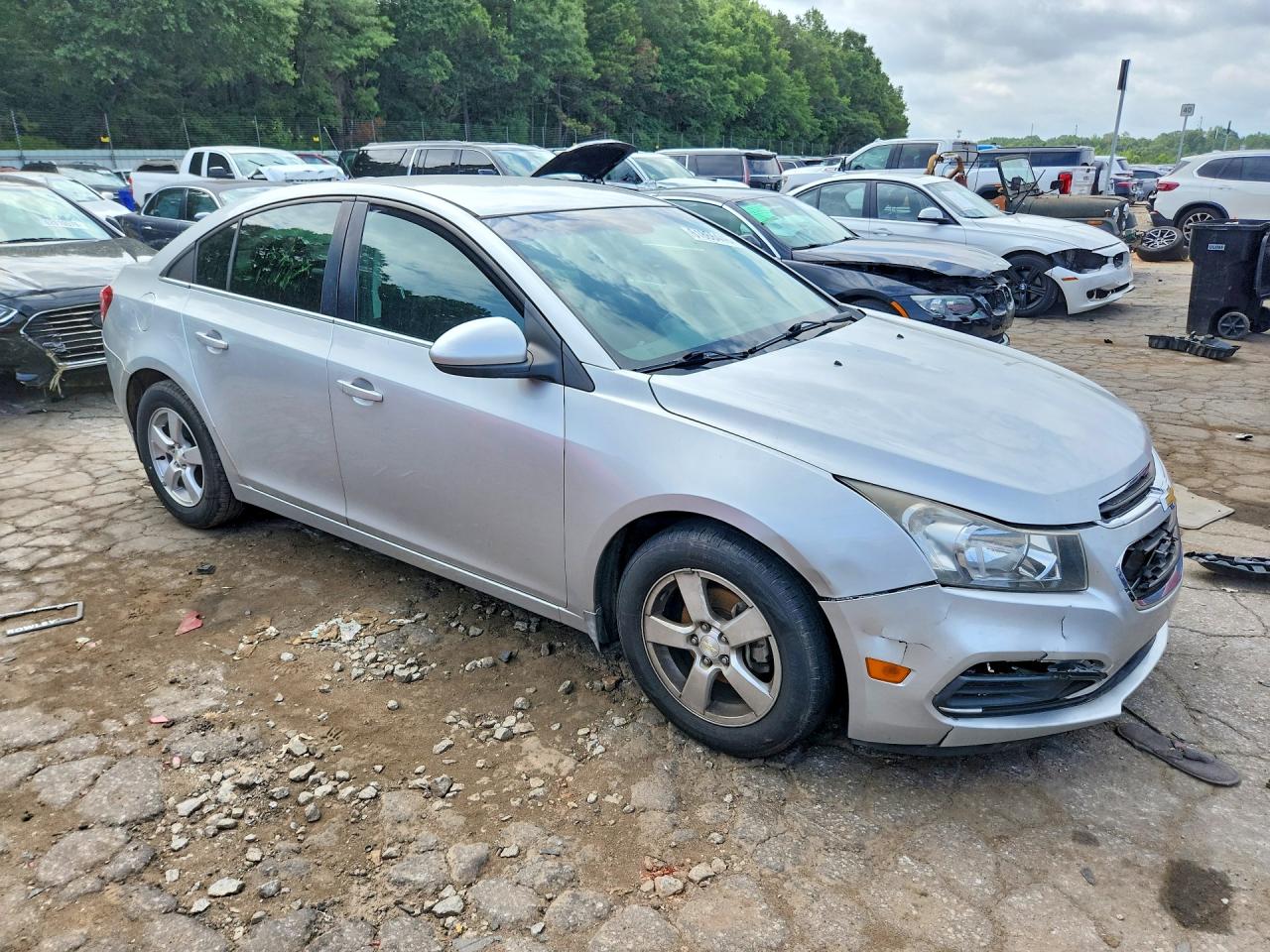 2015 Chevrolet Cruze Lt Silver vin: 1G1PC5SB5F7204125