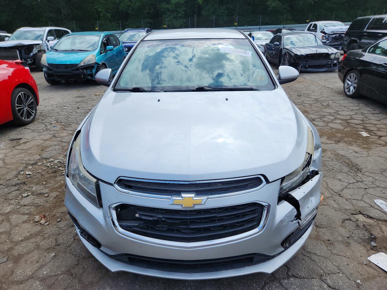 2015 Chevrolet Cruze Lt Silver vin: 1G1PC5SB5F7204125