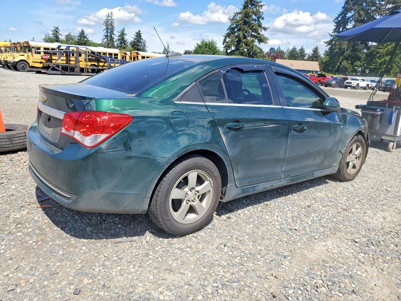 2015 Chevrolet Cruze Lt Green vin: 1G1PC5SB5F7207199