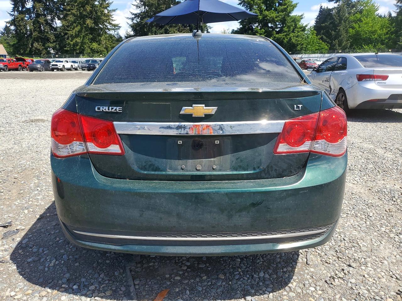 2015 Chevrolet Cruze Lt Green vin: 1G1PC5SB5F7207199