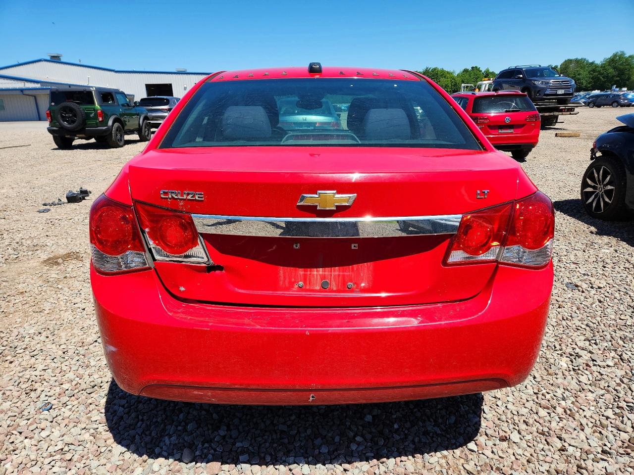 2015 Chevrolet Cruze Lt Red vin: 1G1PC5SB5F7210734