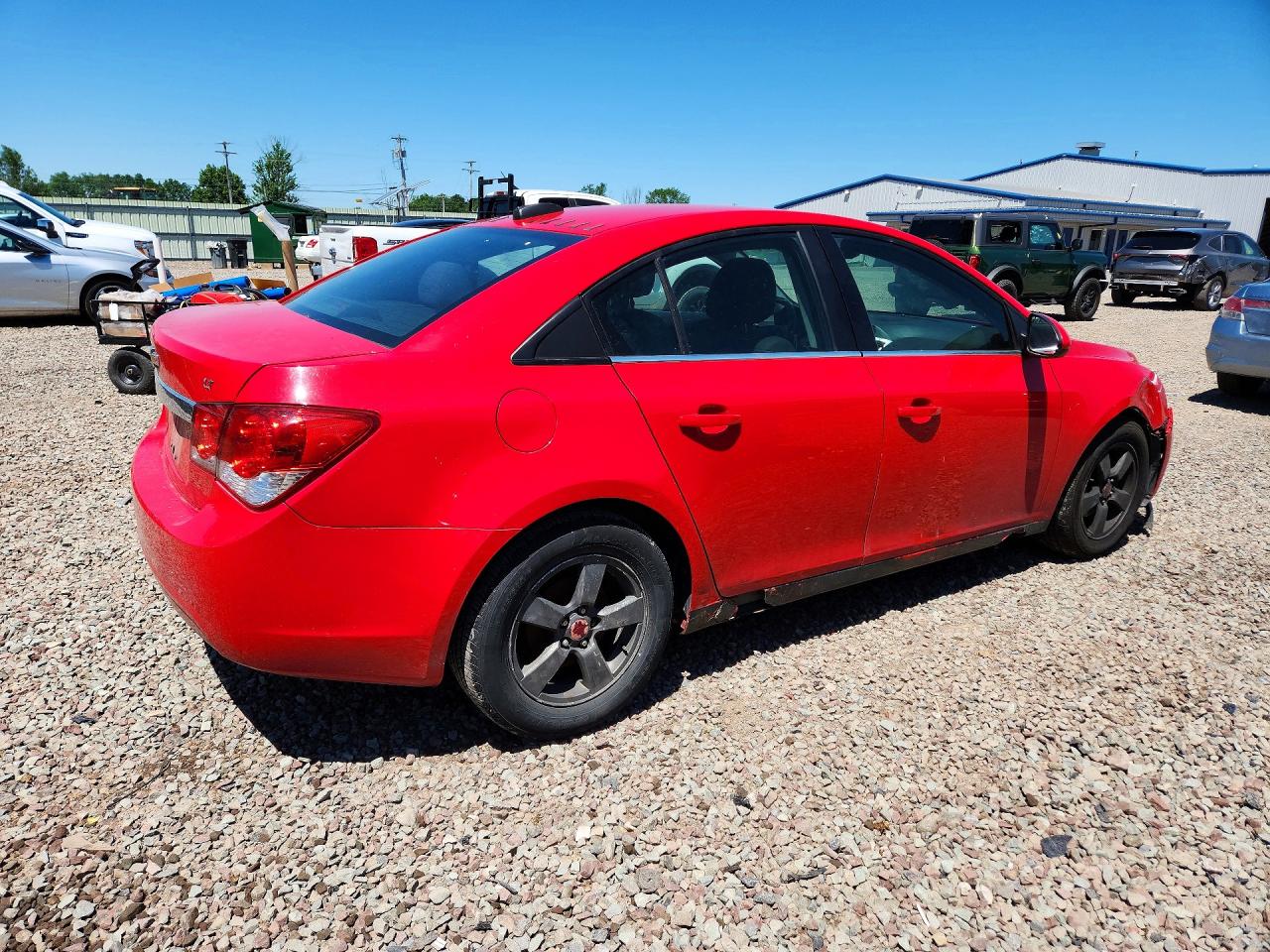 2015 Chevrolet Cruze Lt Red vin: 1G1PC5SB5F7210734
