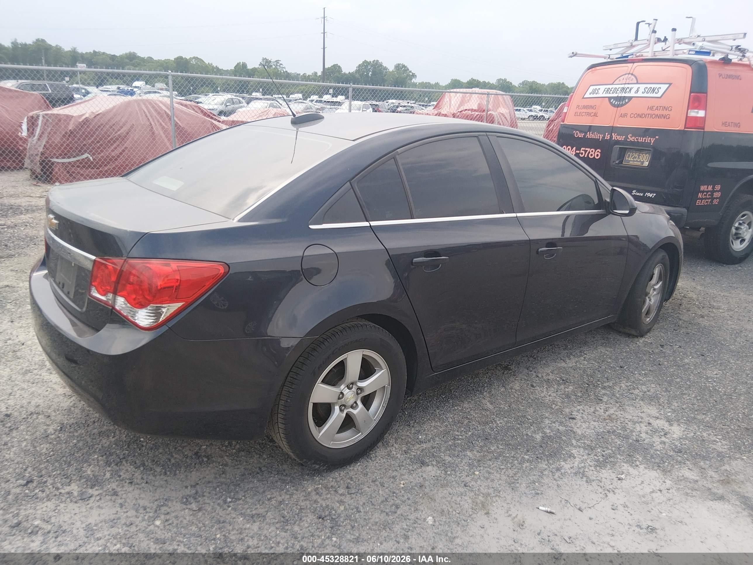 2015 Chevrolet Cruze 1lt Auto Синий vin: 1G1PC5SB5F7218137