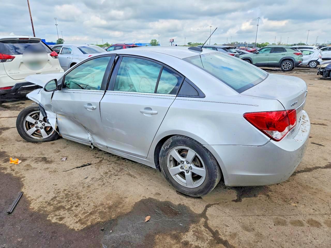 2015 Chevrolet Cruze Lt Silver vin: 1G1PC5SB5F7221362