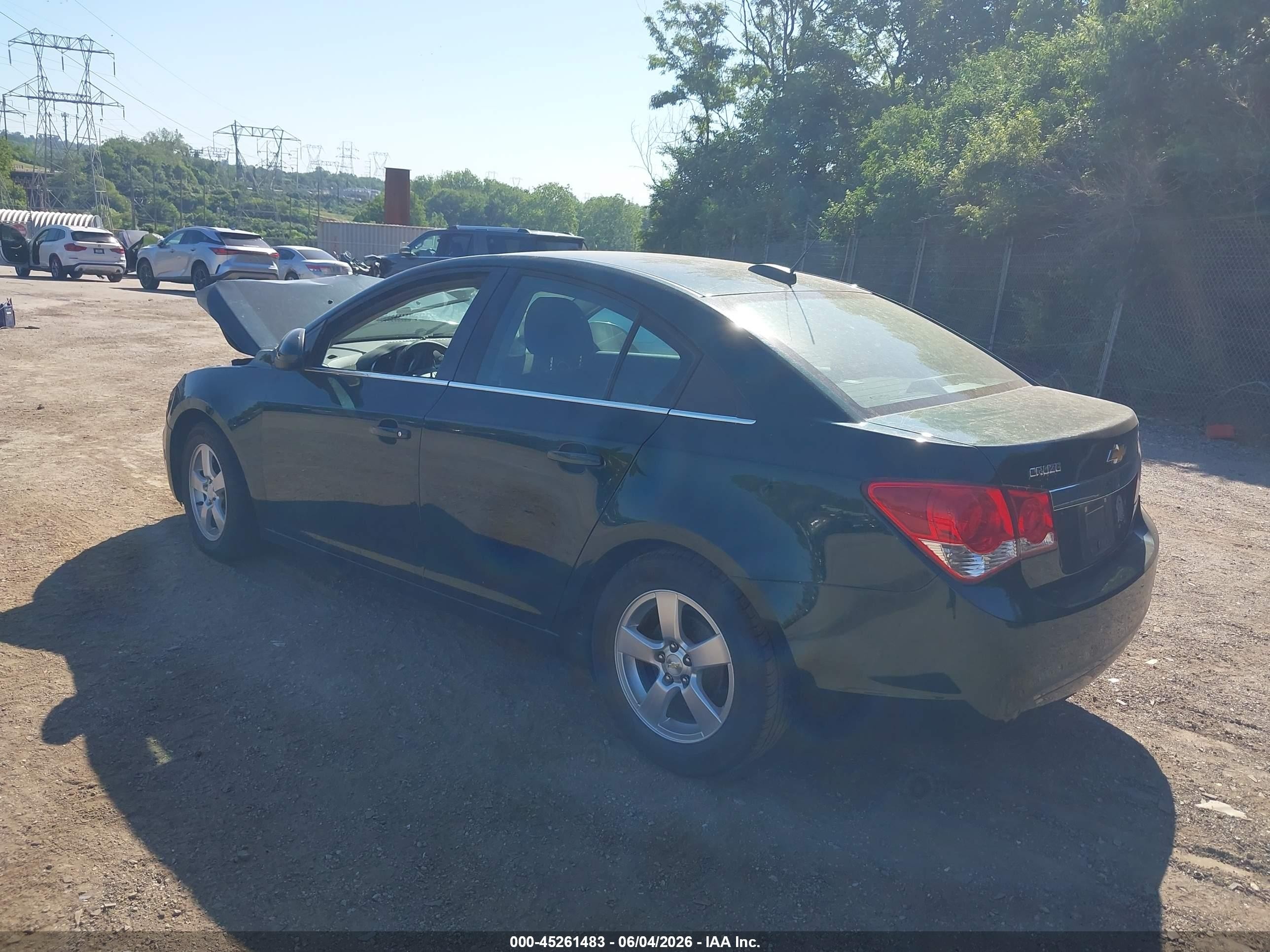 2015 Chevrolet Cruze 1lt Auto Green vin: 1G1PC5SB5F7246570