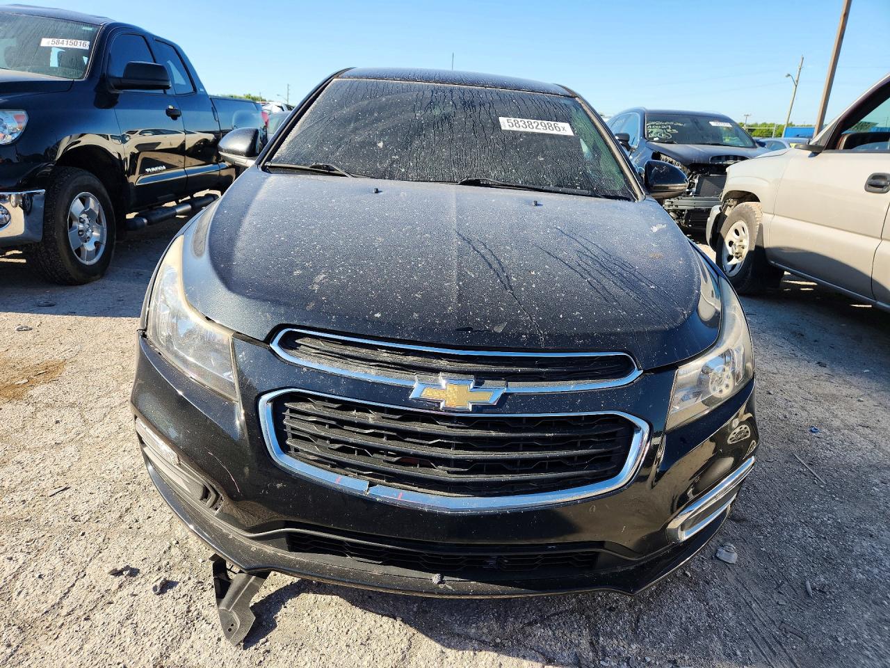 2015 Chevrolet Cruze Lt Black vin: 1G1PC5SB5F7275227