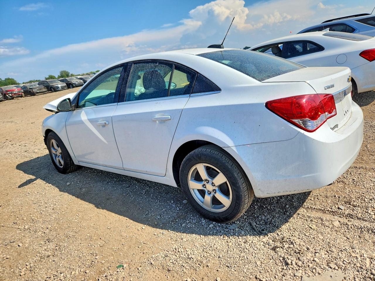 2015 Chevrolet Cruze Lt White vin: 1G1PC5SB5F7283523