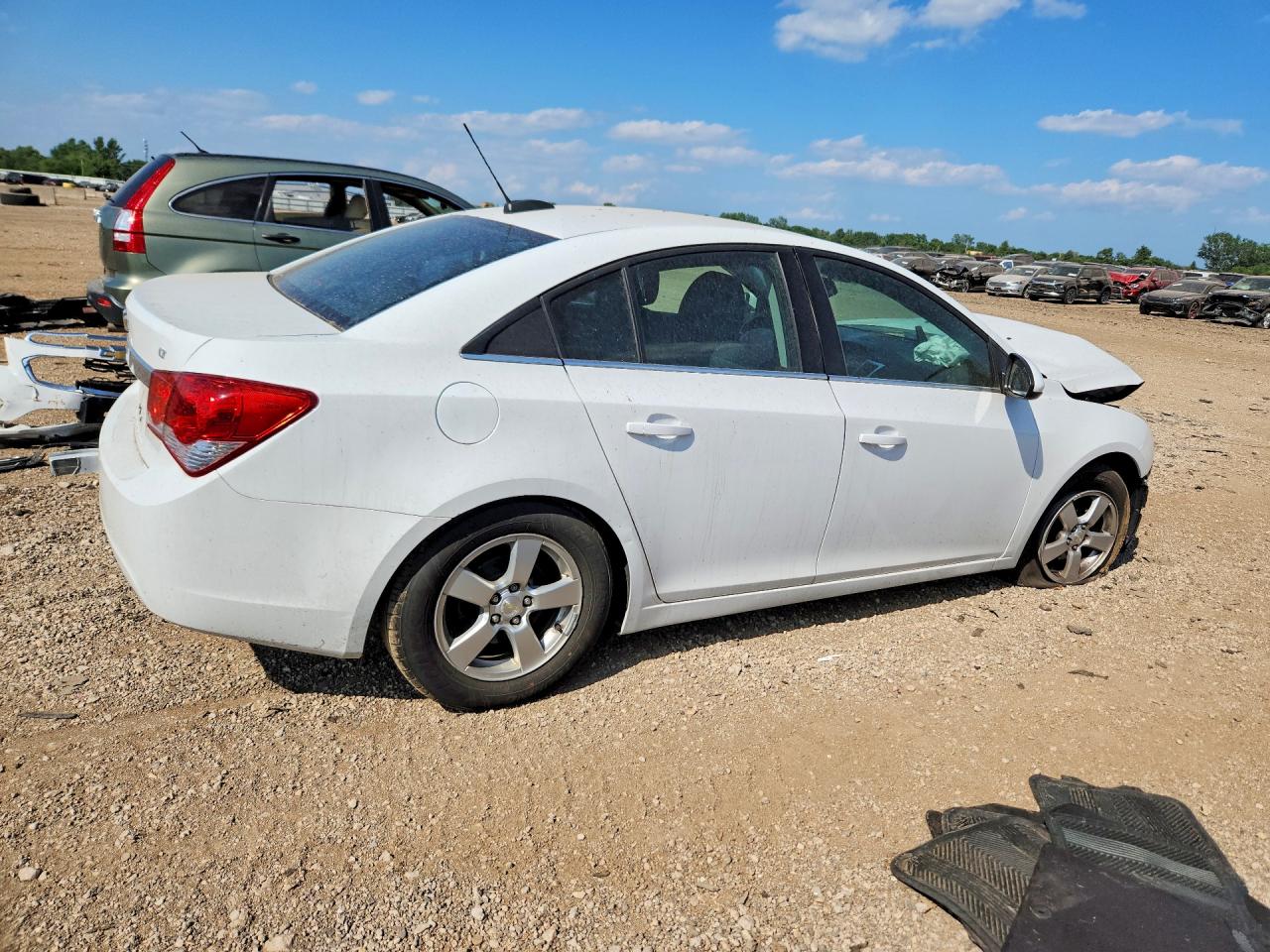 2015 Chevrolet Cruze Lt White vin: 1G1PC5SB5F7283523