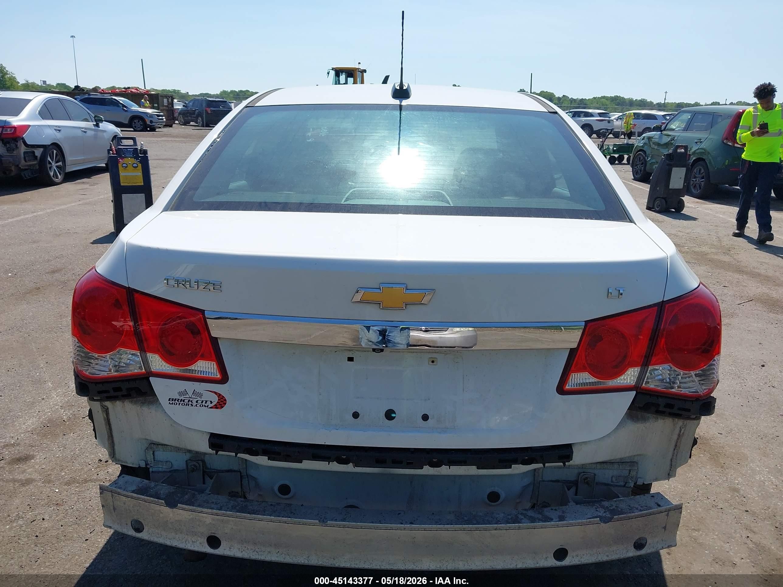 2015 Chevrolet Cruze 1lt Auto White vin: 1G1PC5SB5F7293341