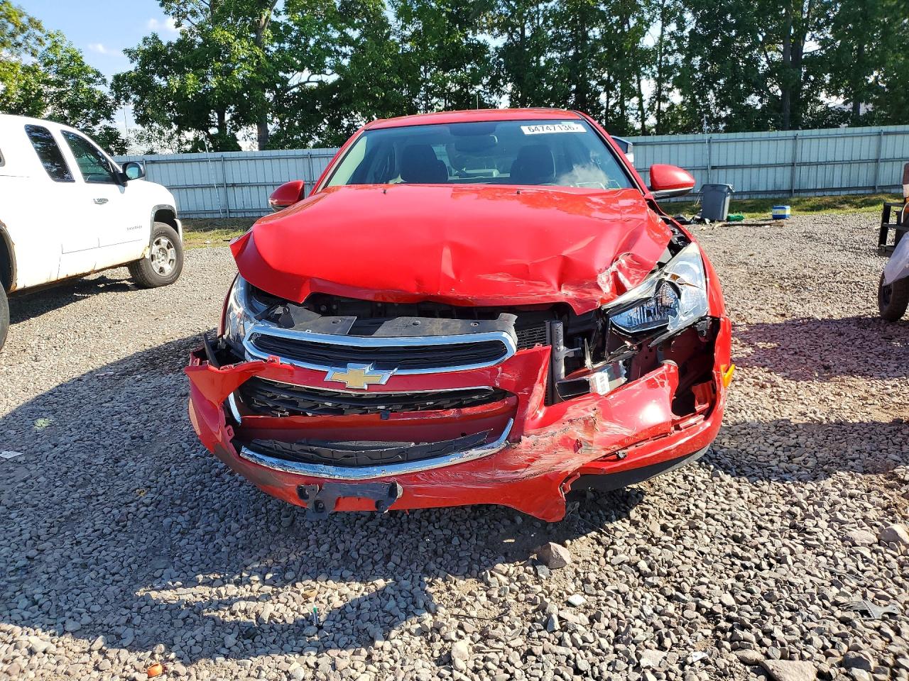 2015 Chevrolet Cruze Lt Red vin: 1G1PC5SB5F7295848