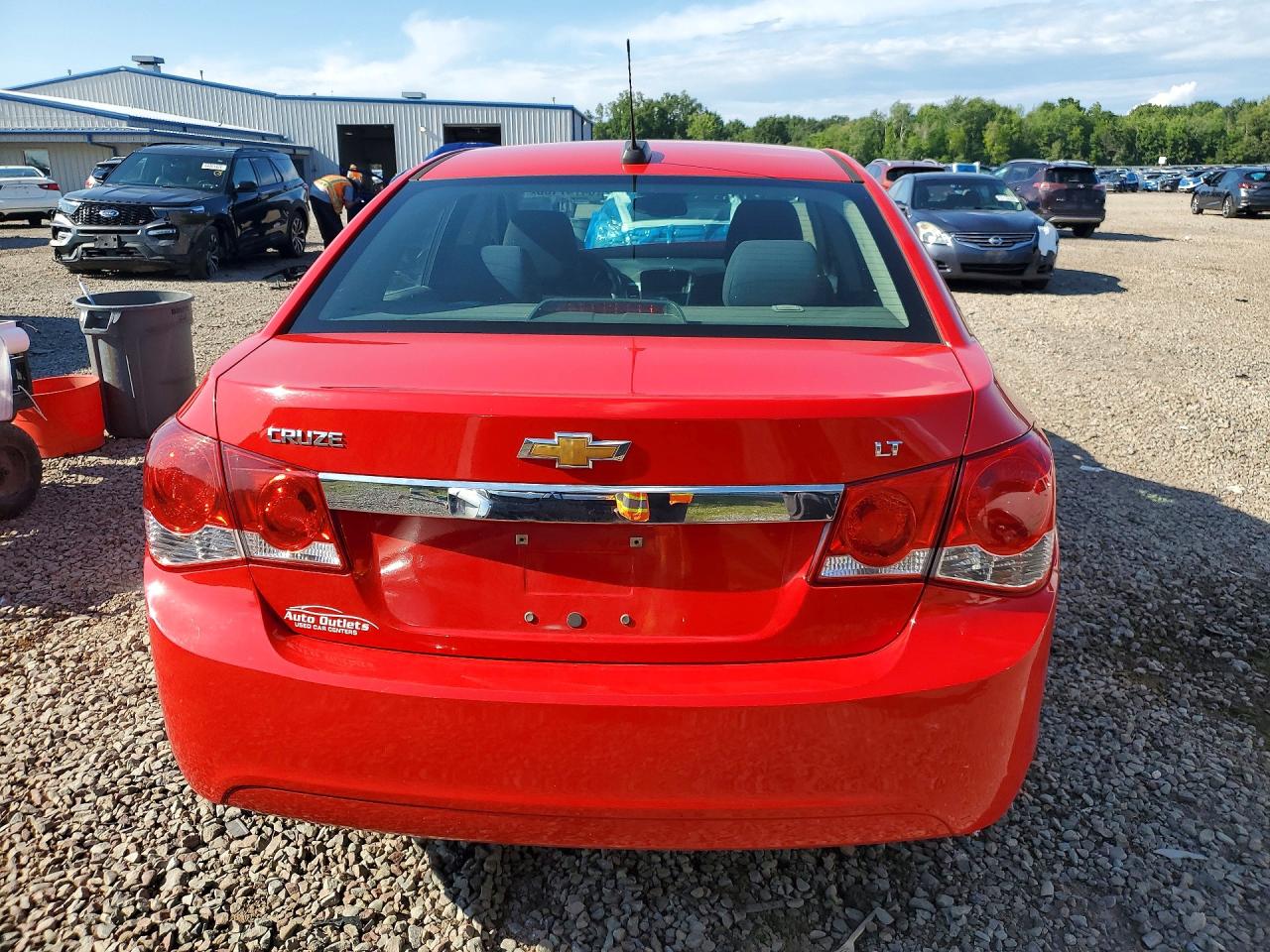 2015 Chevrolet Cruze Lt Red vin: 1G1PC5SB5F7295848