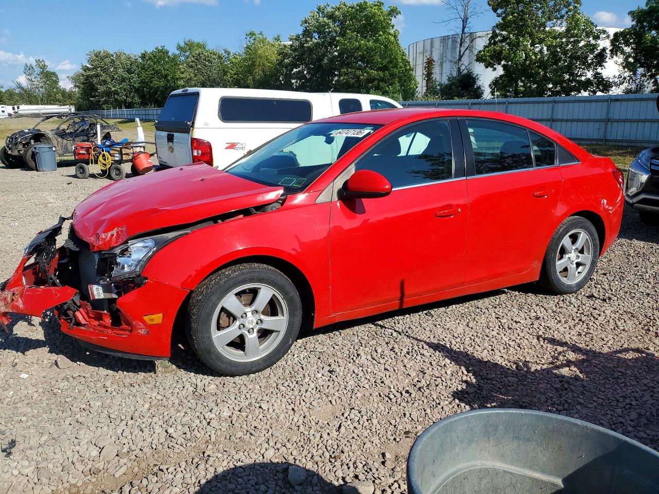 2015 Chevrolet Cruze Lt Red vin: 1G1PC5SB5F7295848