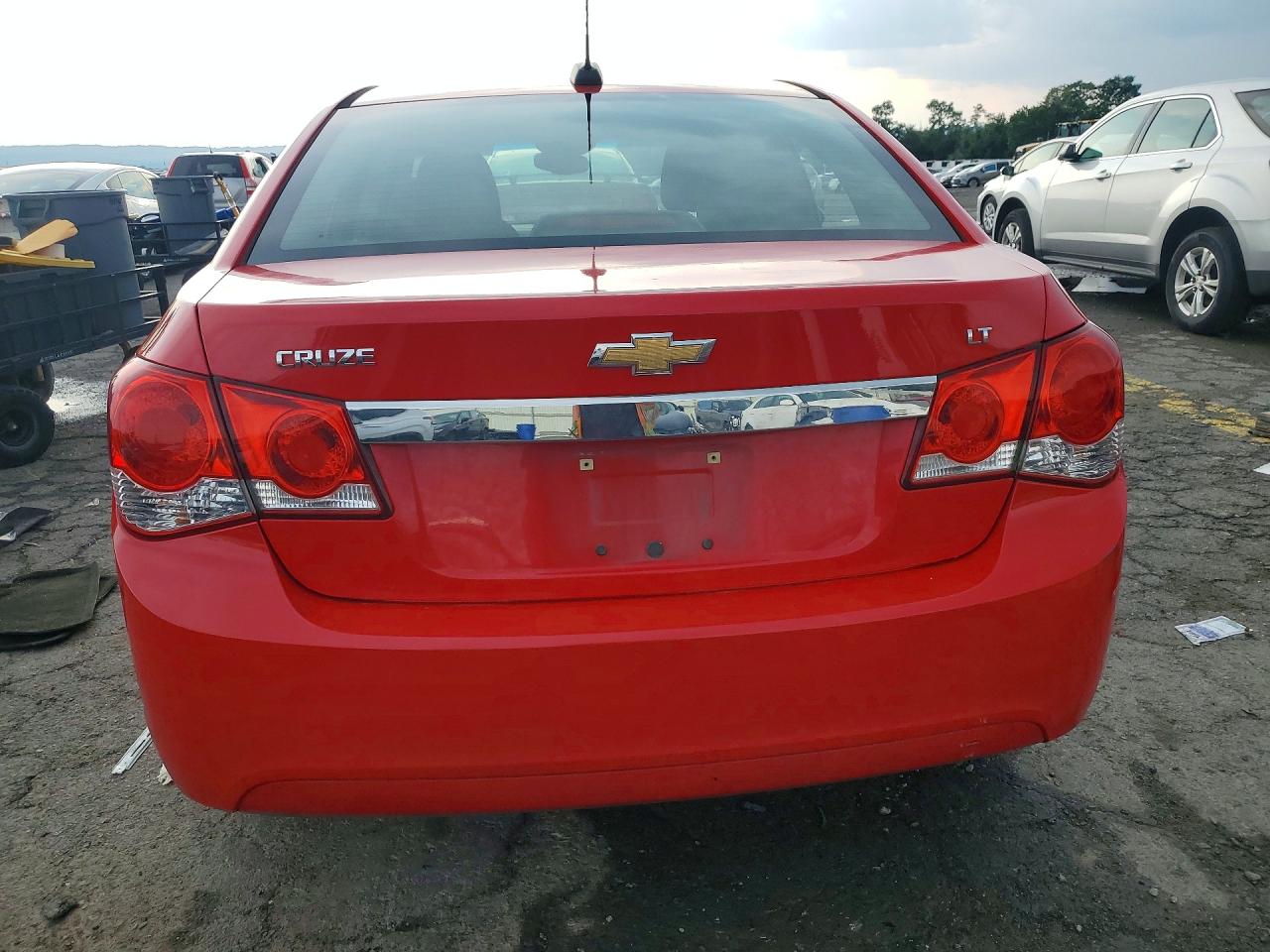 2015 Chevrolet Cruze Lt Red vin: 1G1PC5SB5F7297292