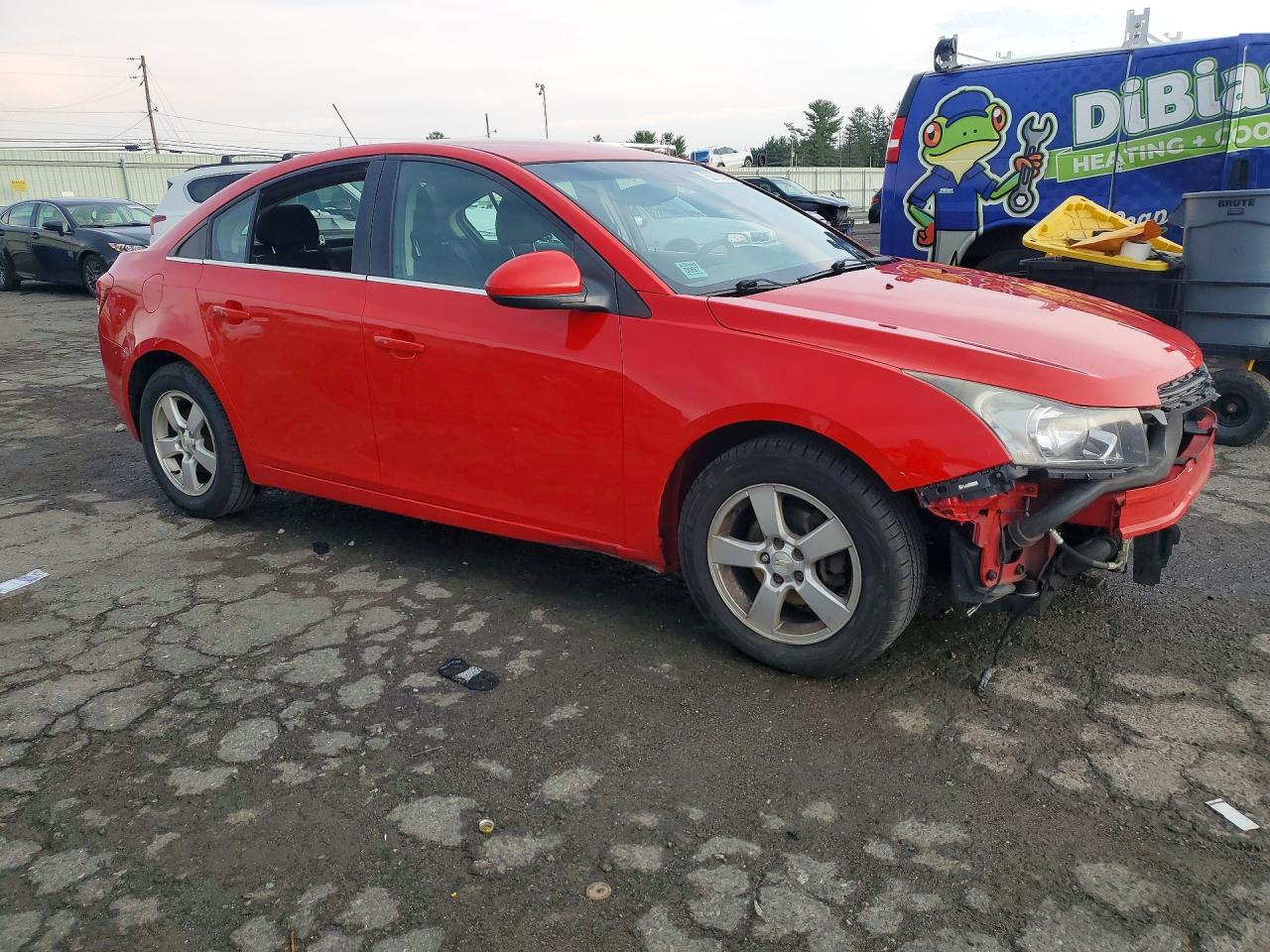 2015 Chevrolet Cruze Lt Red vin: 1G1PC5SB5F7297292